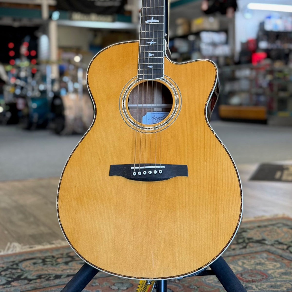 PRS SE A40E, Acoustic-Electric Guitar, Natural #648