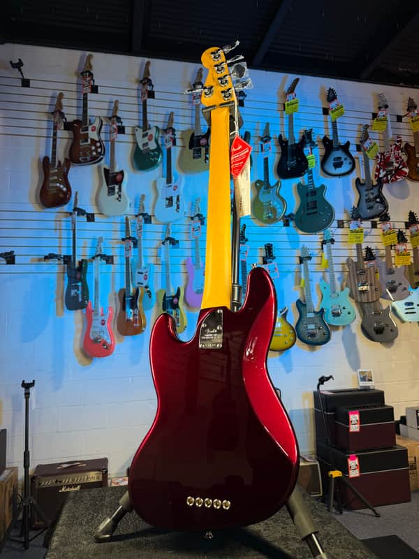 Fender American Professional Jazz Bass V - Oxblood, Maple Fingerboard