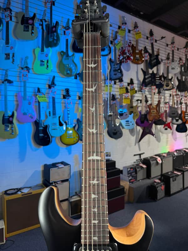 PRS SE CE 24 Satin - Flat Black Top, C&M Exclusive - Black