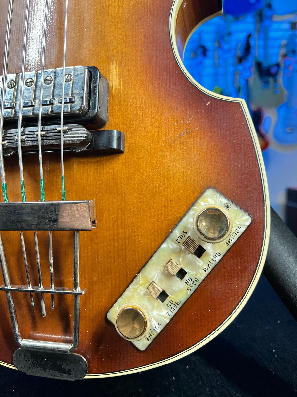 Hofner H500/1-64-0 2025 - Sunburst, Relic, With Hofner Case, 500/1 Vintage, 030