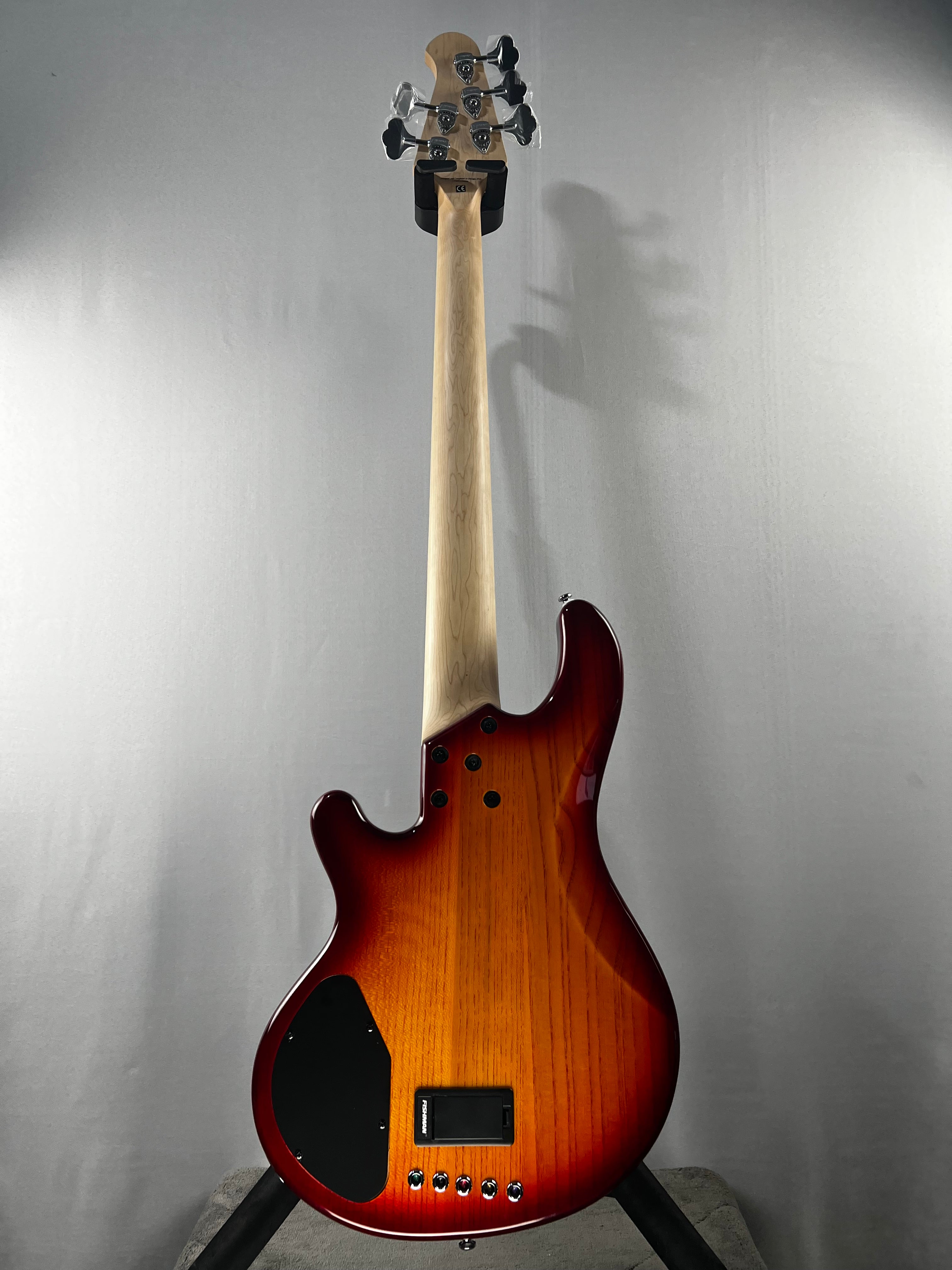 Skyline 55-02 Deluxe Bass Guitar - Honey Burst with Maple Fingerboard #937 GET PLEK'D!