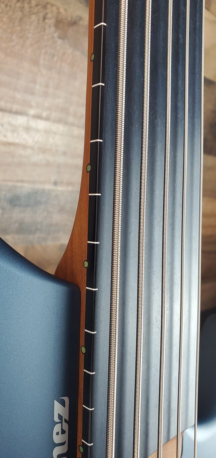 Ibanez Standard EHB1005F Fretless 5-string Bass Guitar - Arctic Ocean Matte 771