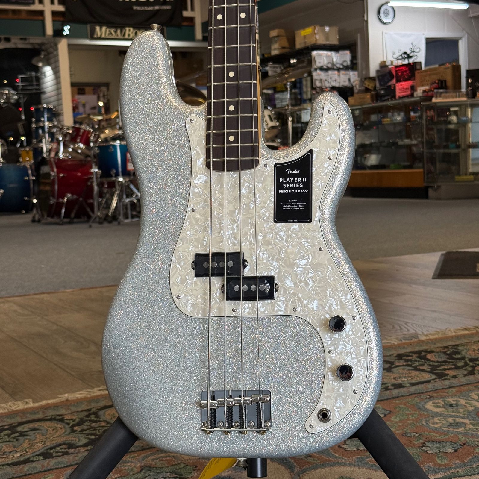 Fender 75th Anniversary Player II Precision Bass Diamond Dust Sparkle