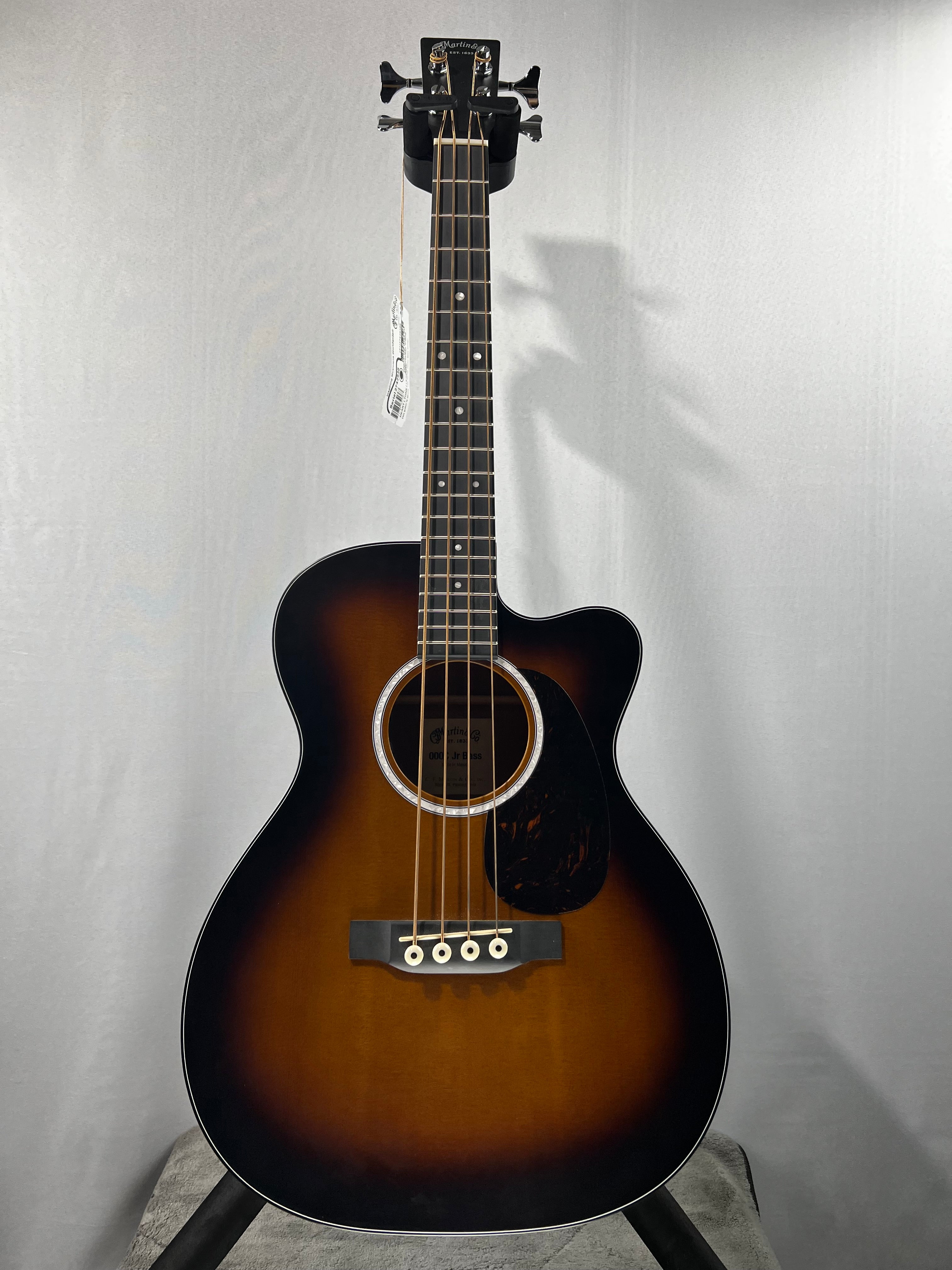 000CJR-10E Acoustic-Electric Bass Guitar - Burst #938