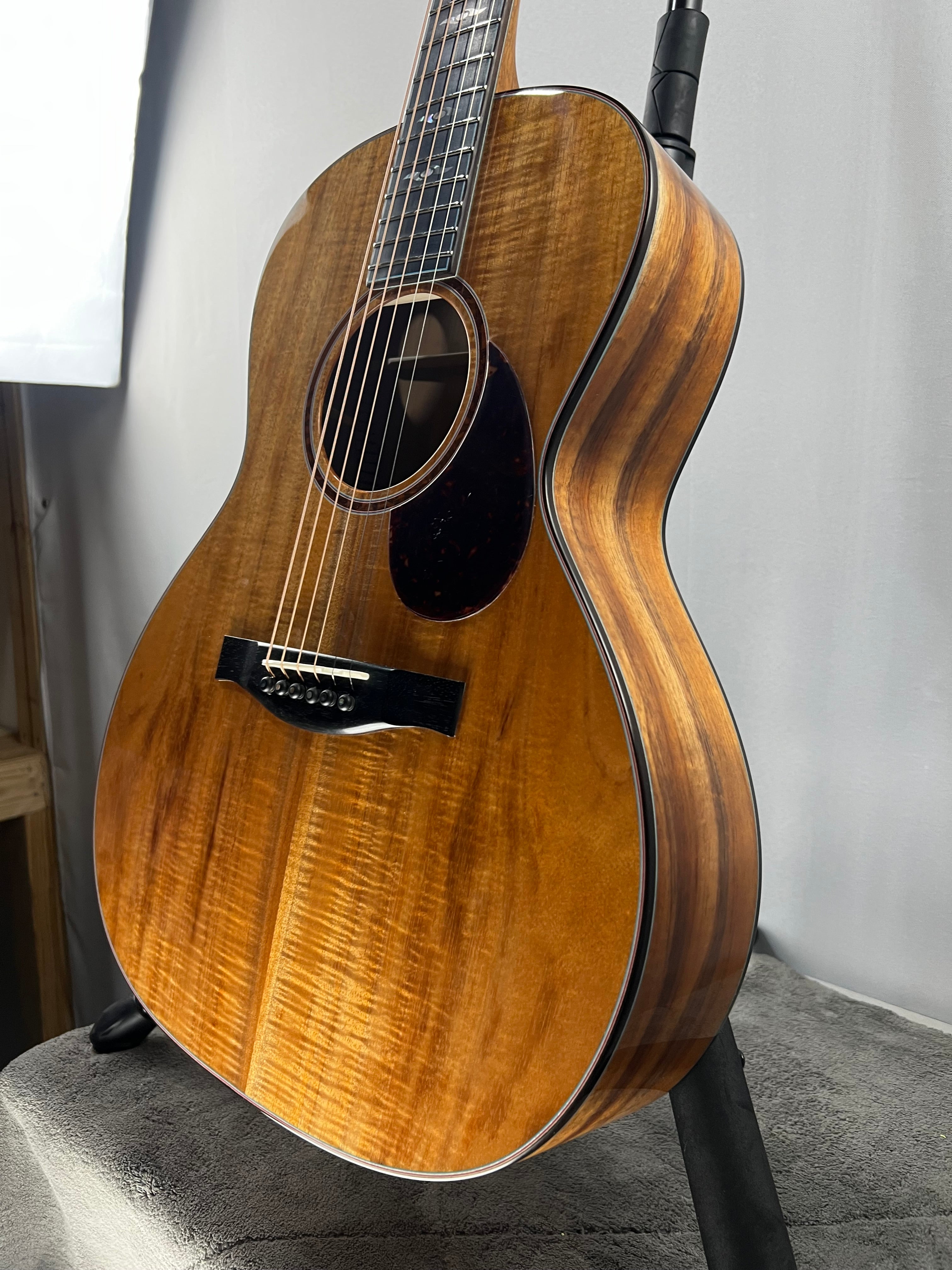 L-OOSS-KOA-LTD Acoustic Guitar - Natural Koa #265 GET PLEK*D!