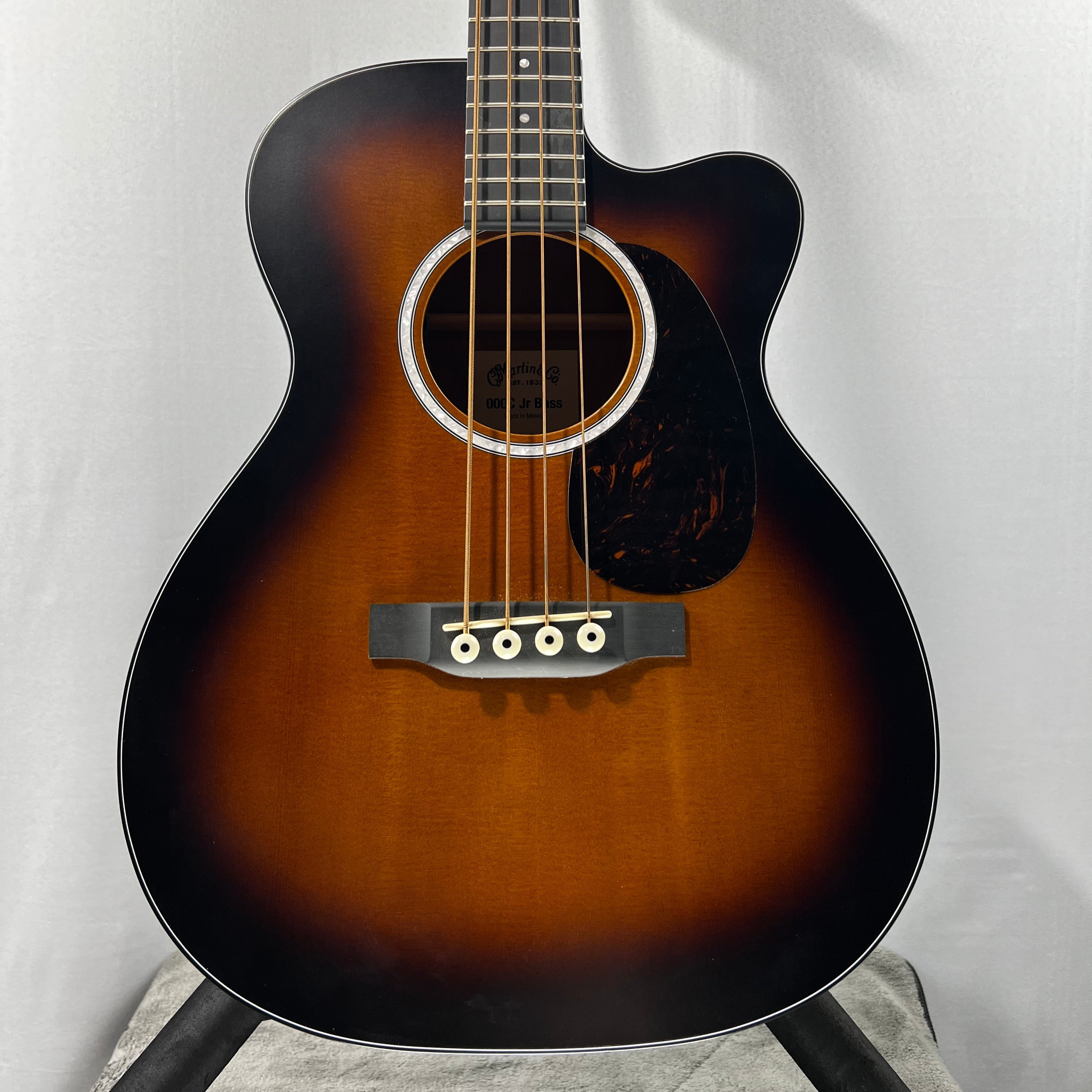 000CJR-10E Acoustic-Electric Bass Guitar - Burst #938