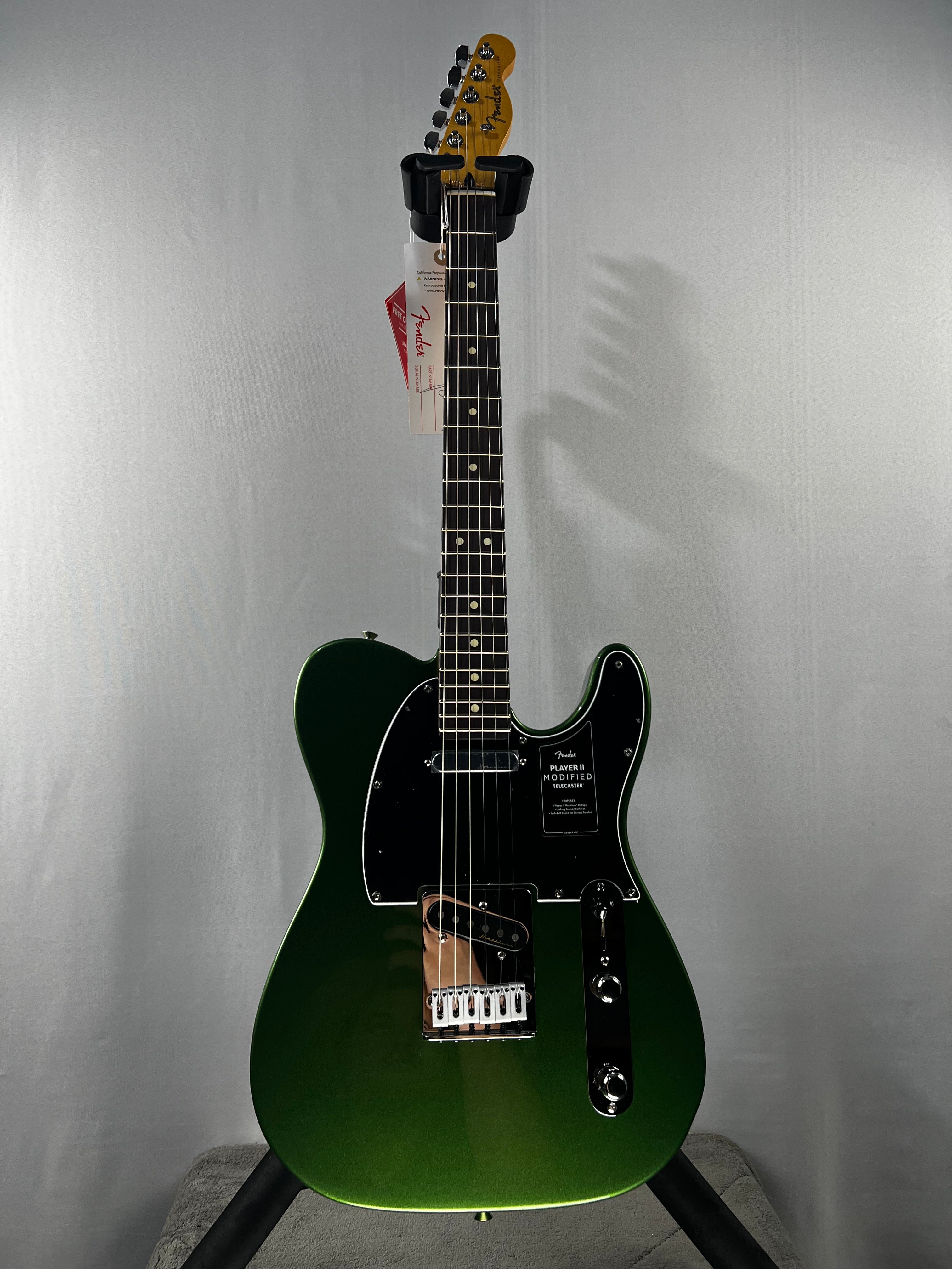 Player II Modified Telecaster Electric Guitar - Harvest Green Metallic, Rosewood Fingerboard #498