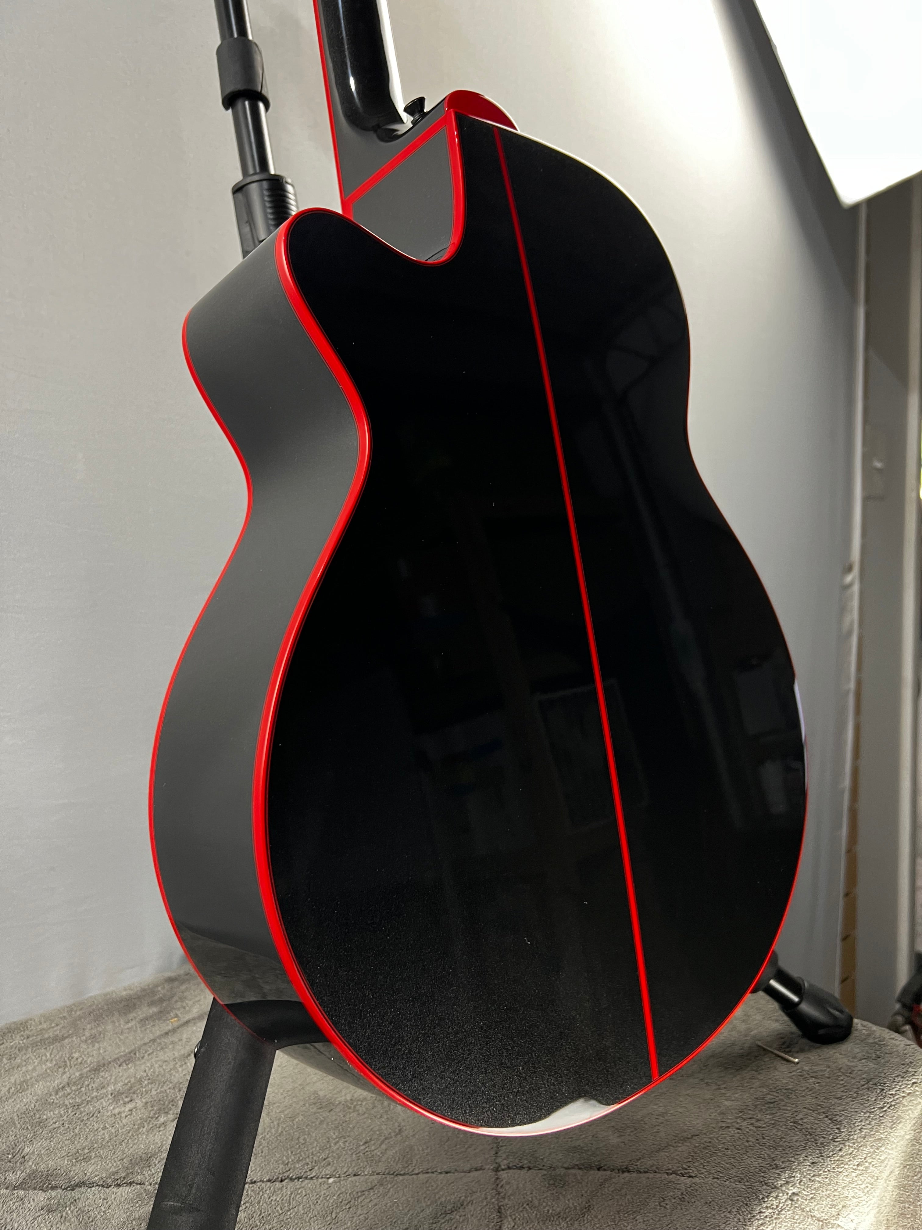 Takamine GF49CE FXC Acoustic-electric guitar - Cosmic Black & PLEK*D #658