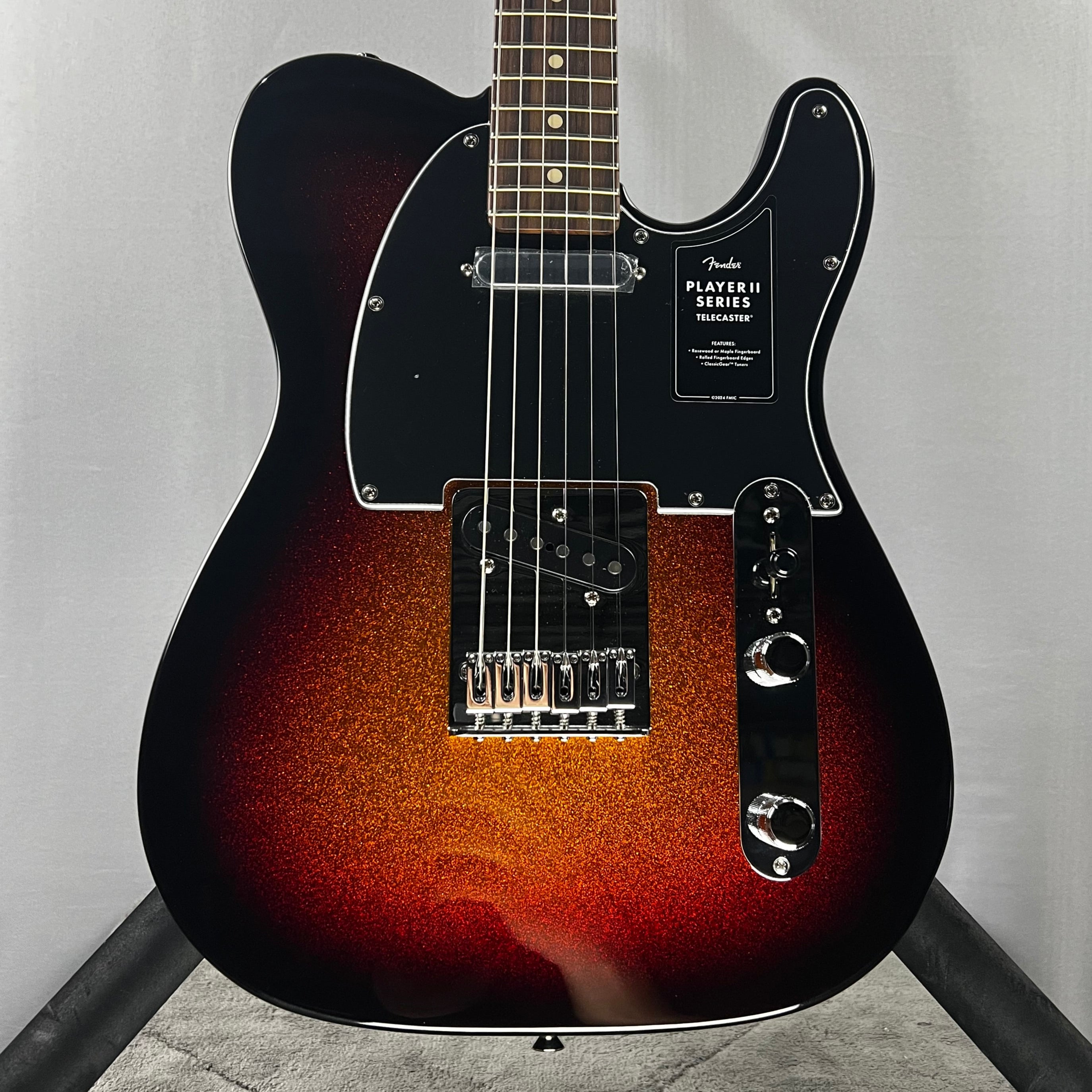 Player II Telecaster Electric Guitar - Limited-edition Sparkle 3-color Sunburst #846