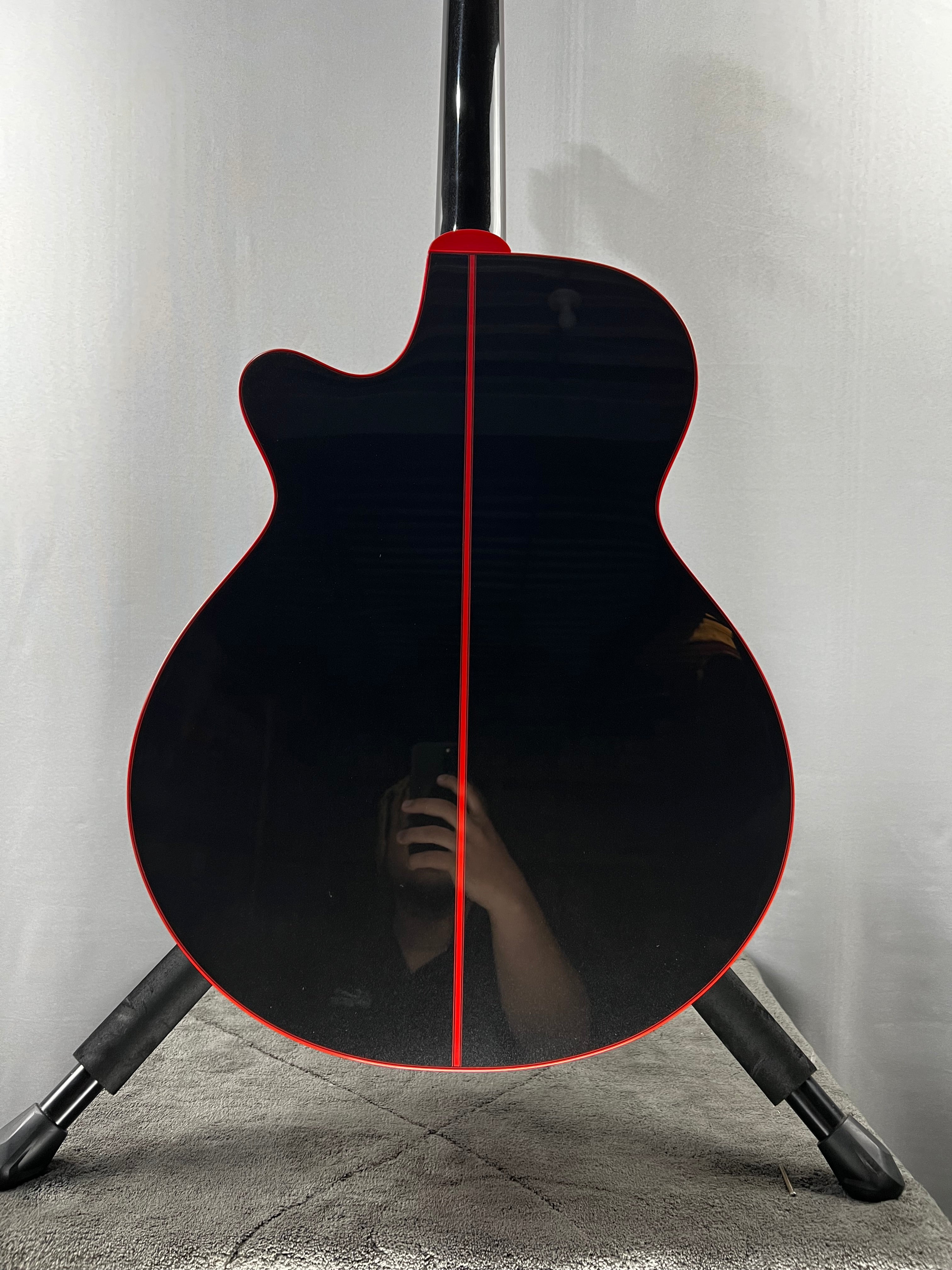 Takamine GF49CE FXC Acoustic-electric guitar - Cosmic Black & PLEK*D #658