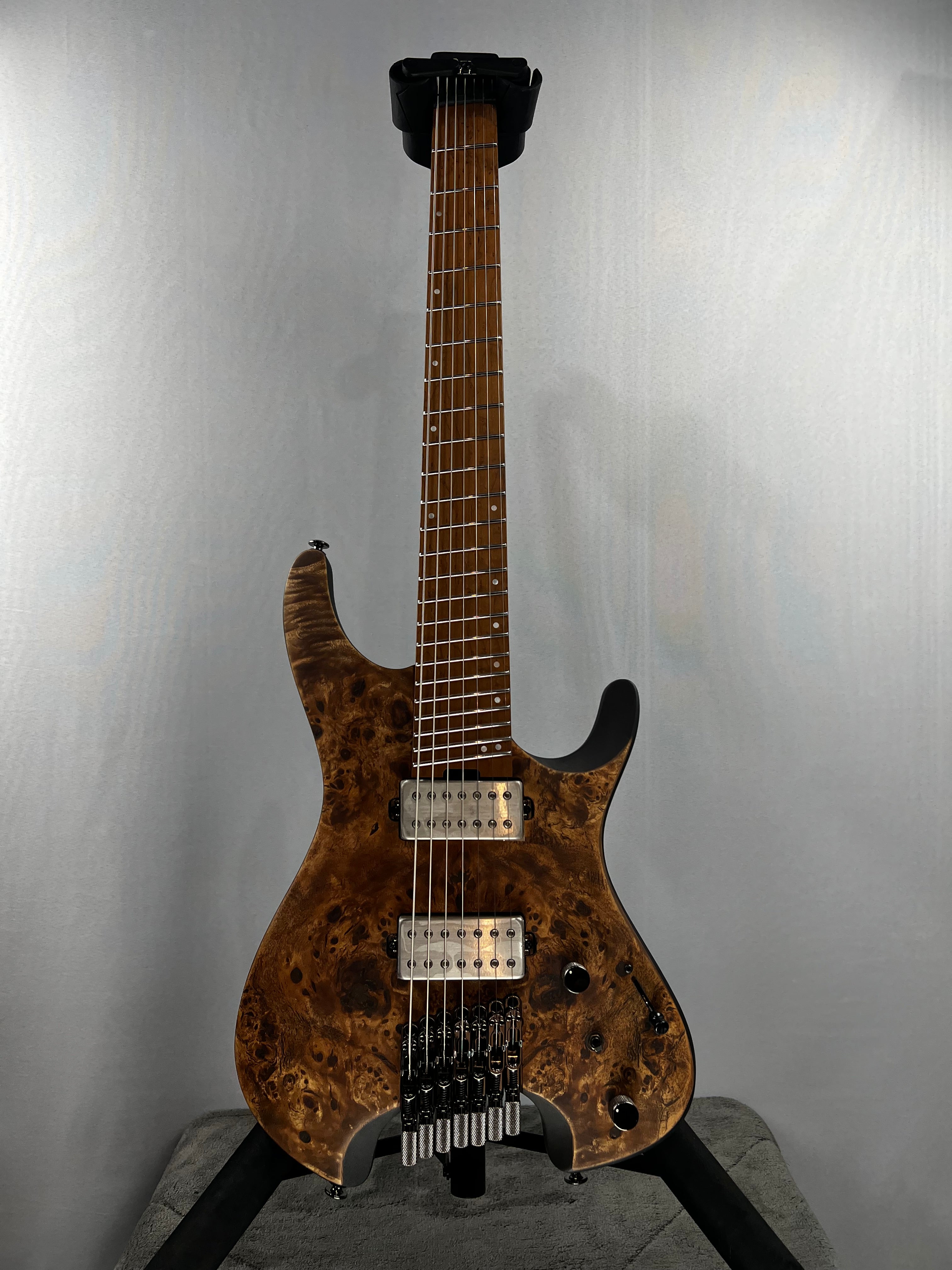 QX527PB 7-string Electric Guitar - Antique Brown Stain #144