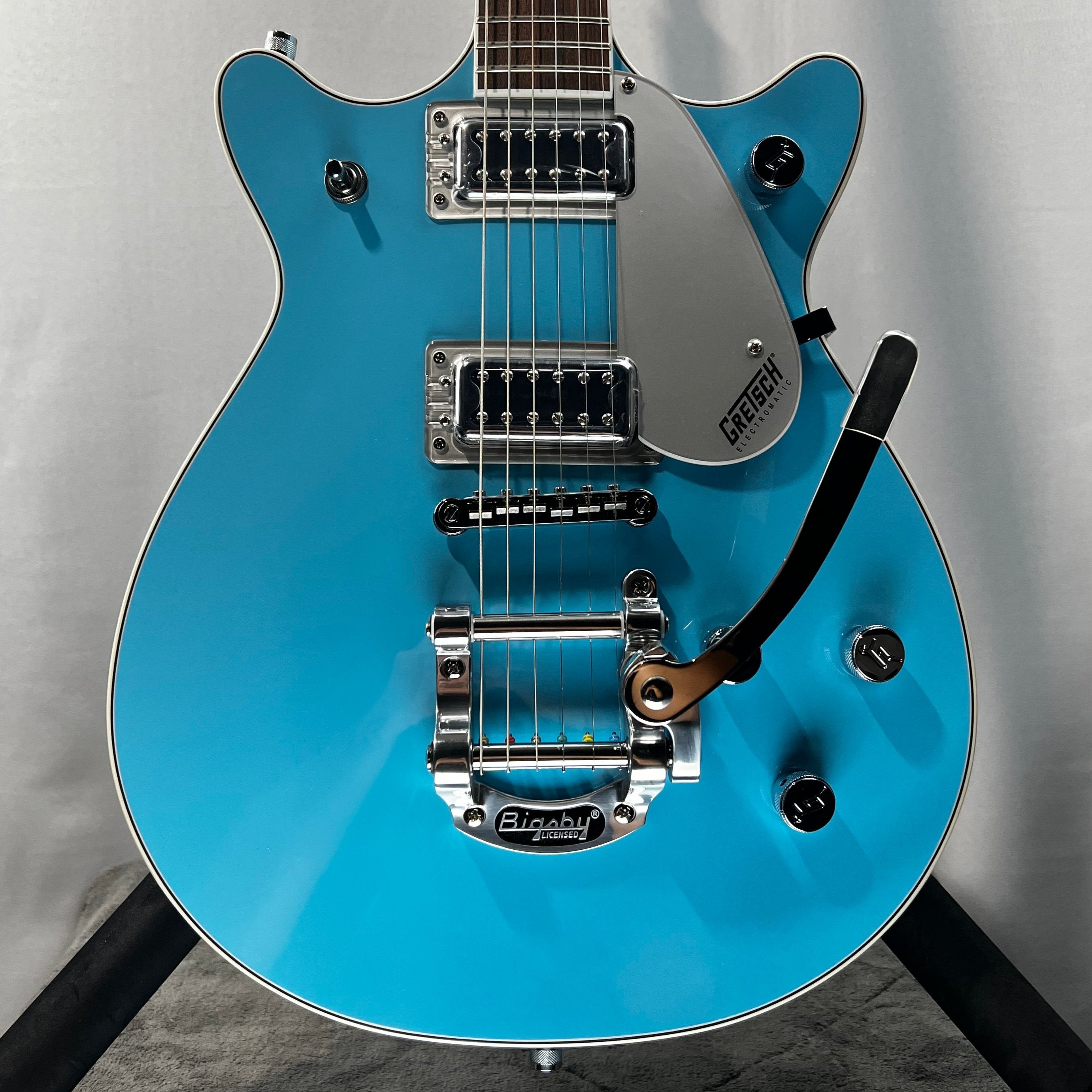 G5232T Electromatic Double Jet FT Electric Guitar with Bigsby - Kailani Blue #153 GET PLEK'D!
