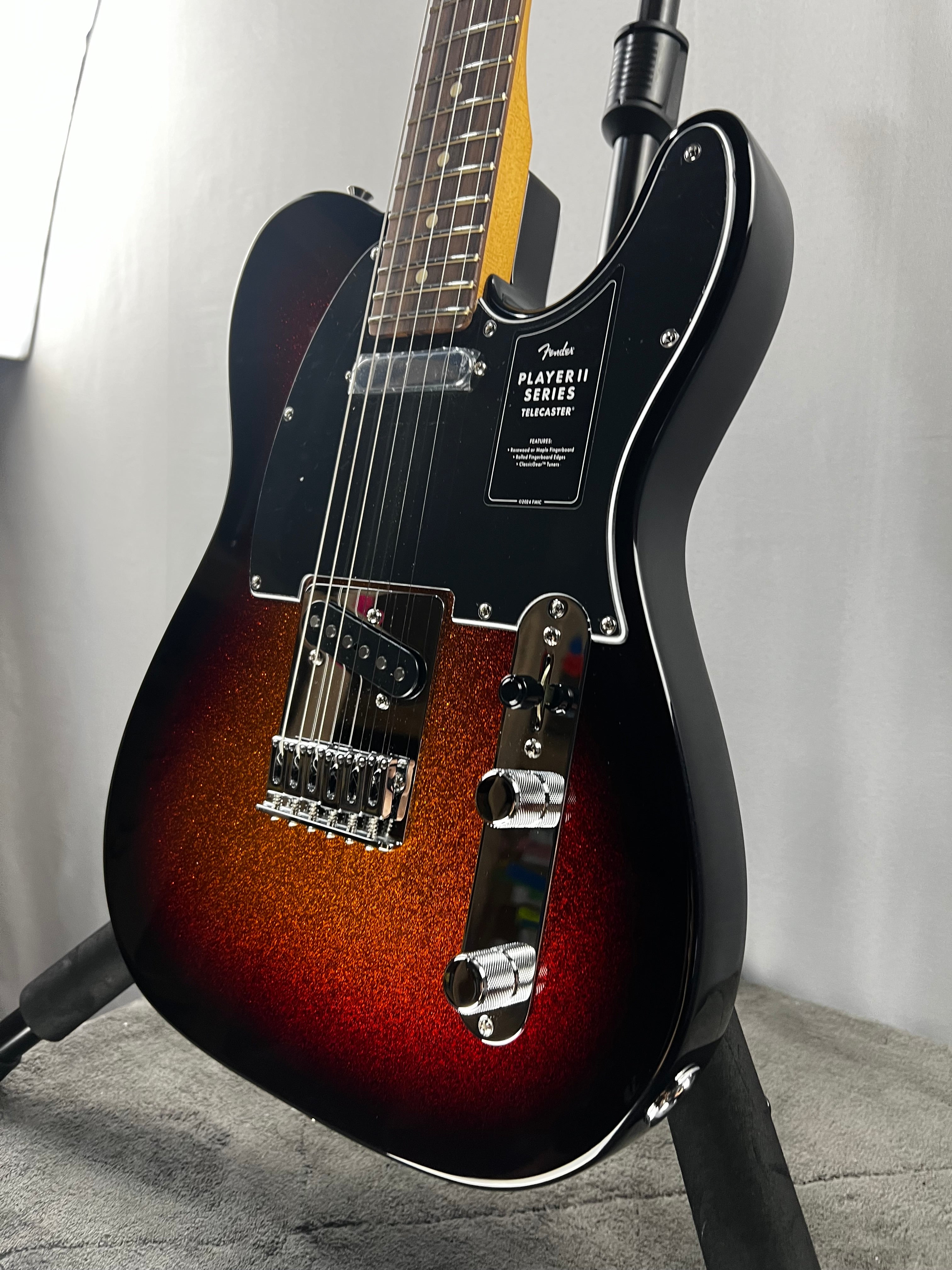 Player II Telecaster Electric Guitar - Limited-edition Sparkle 3-color Sunburst #846