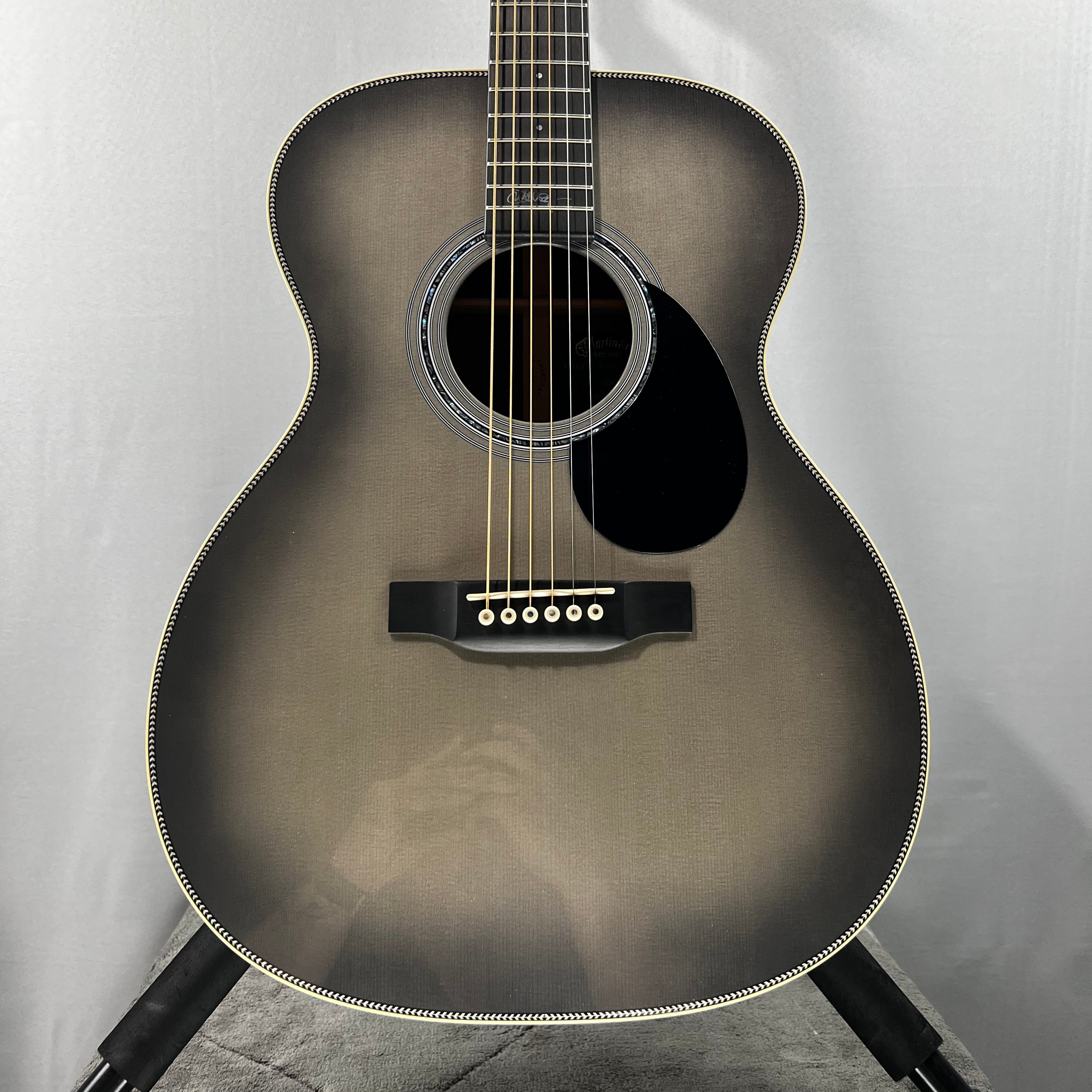 OMJM John Mayer 20th Anniversary Acoustic-electric Guitar - Platinum Gray Burst #971 GET PLEK'D!