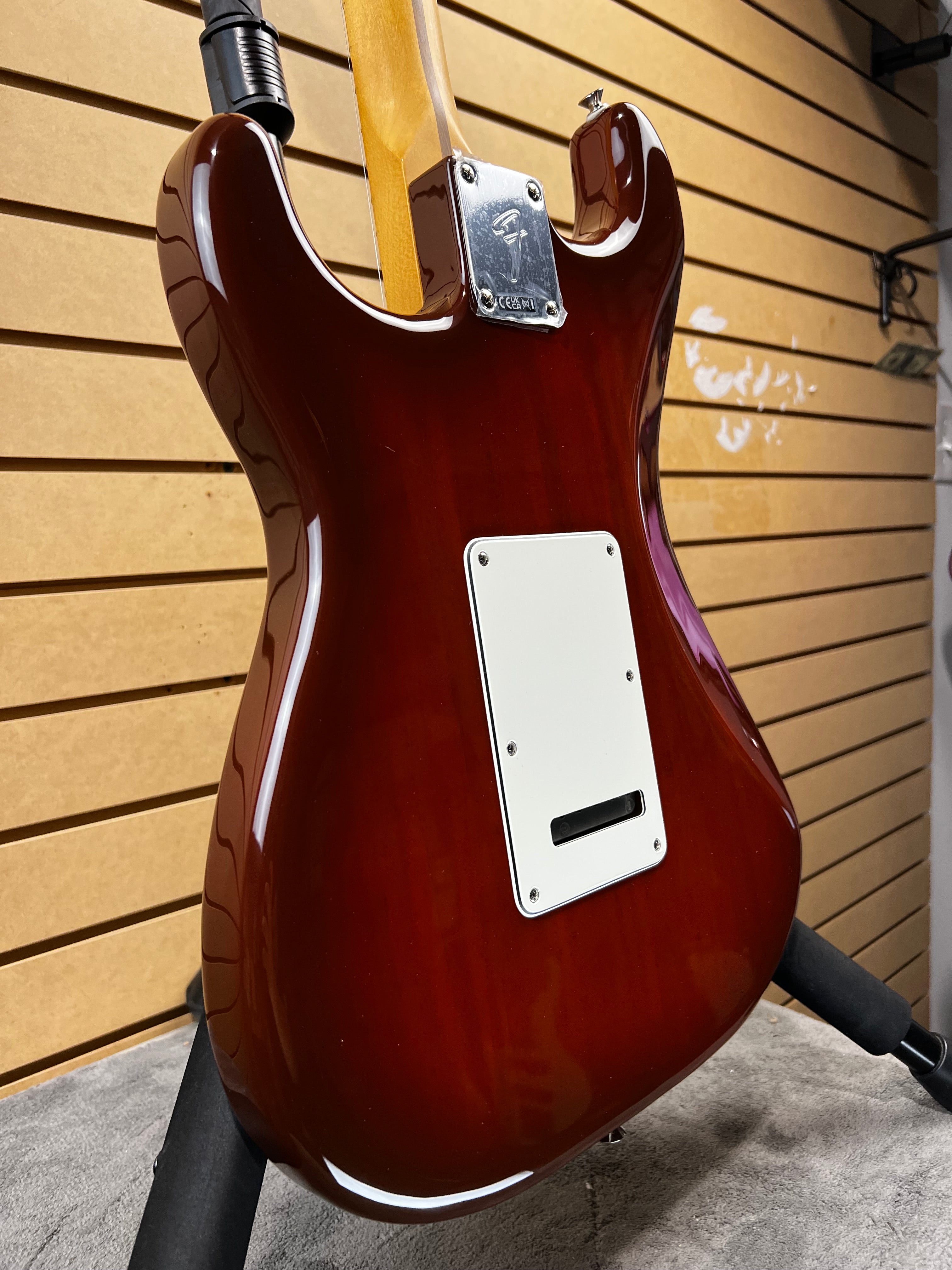 Player II Stratocaster HSS Electric Guitar - Transparent Mocha Burst #014