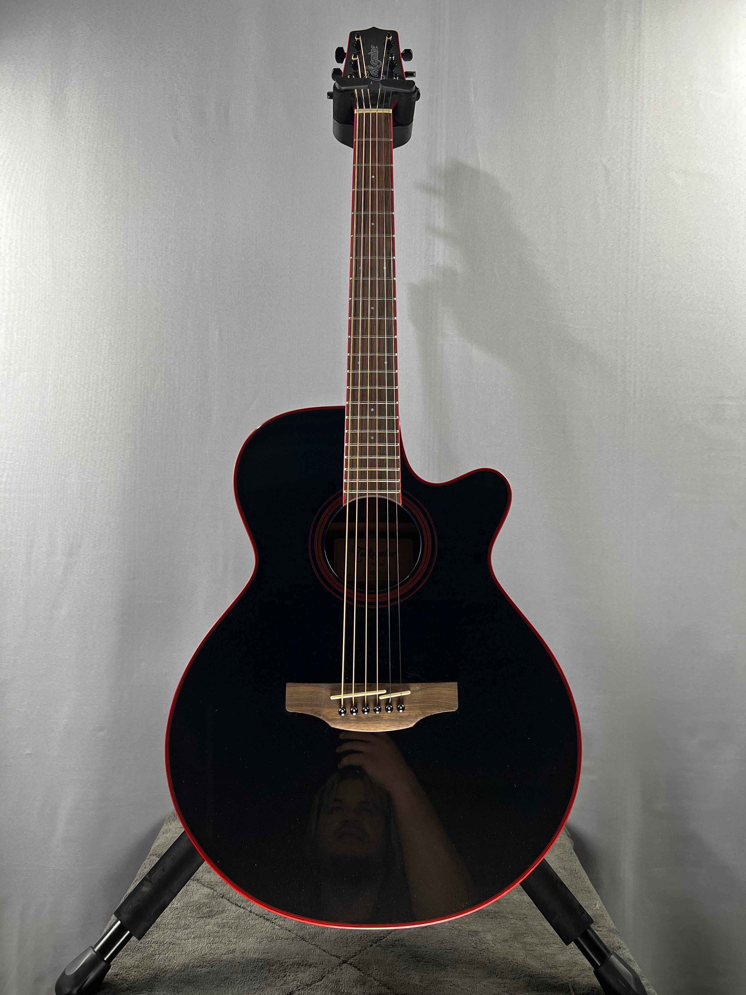 Takamine GF49CE FXC Acoustic-electric guitar - Cosmic Black & PLEK*D #658