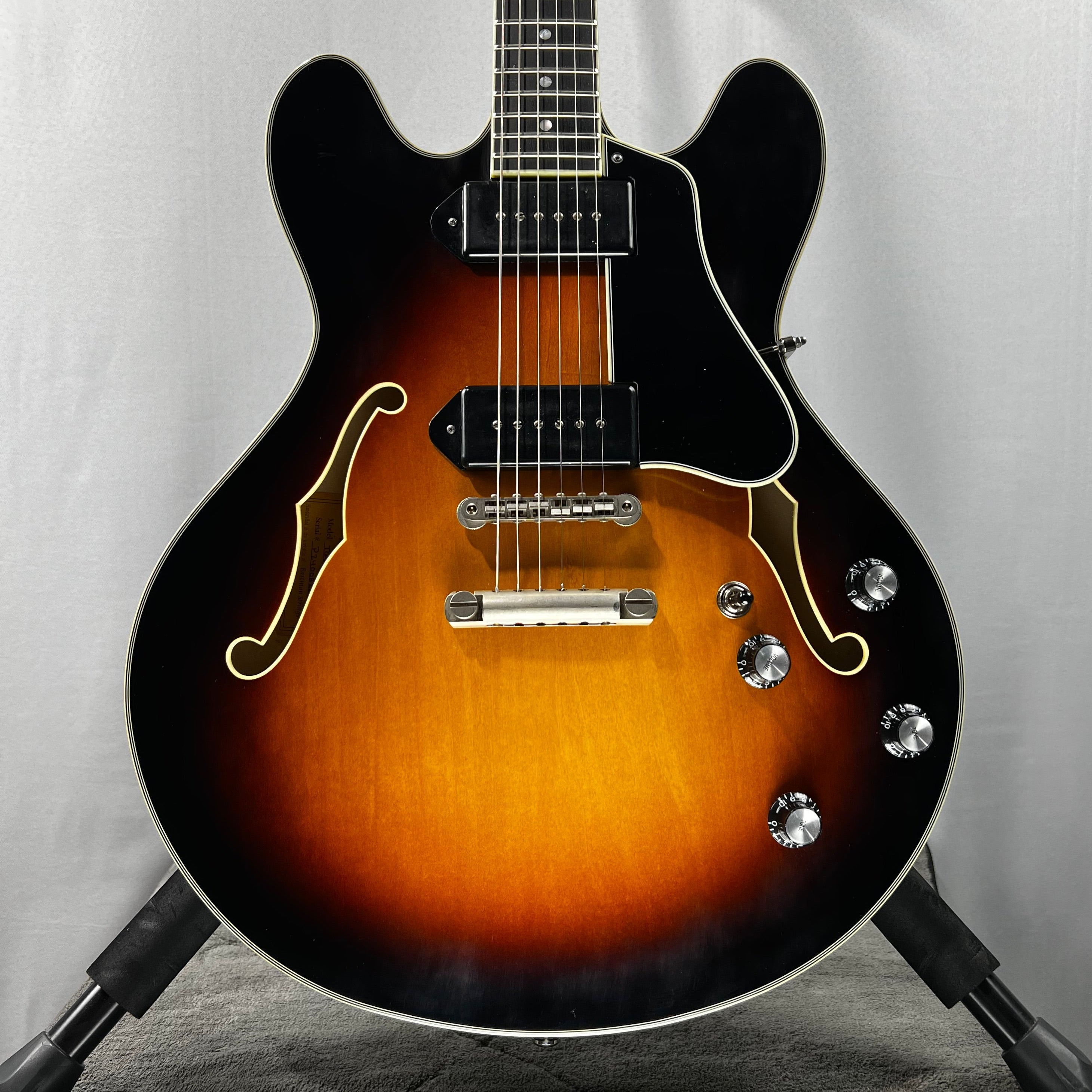 T60/TV Semi-hollowbody Electric Guitar - Vintage Sunburst #828 GET PLEK'D!