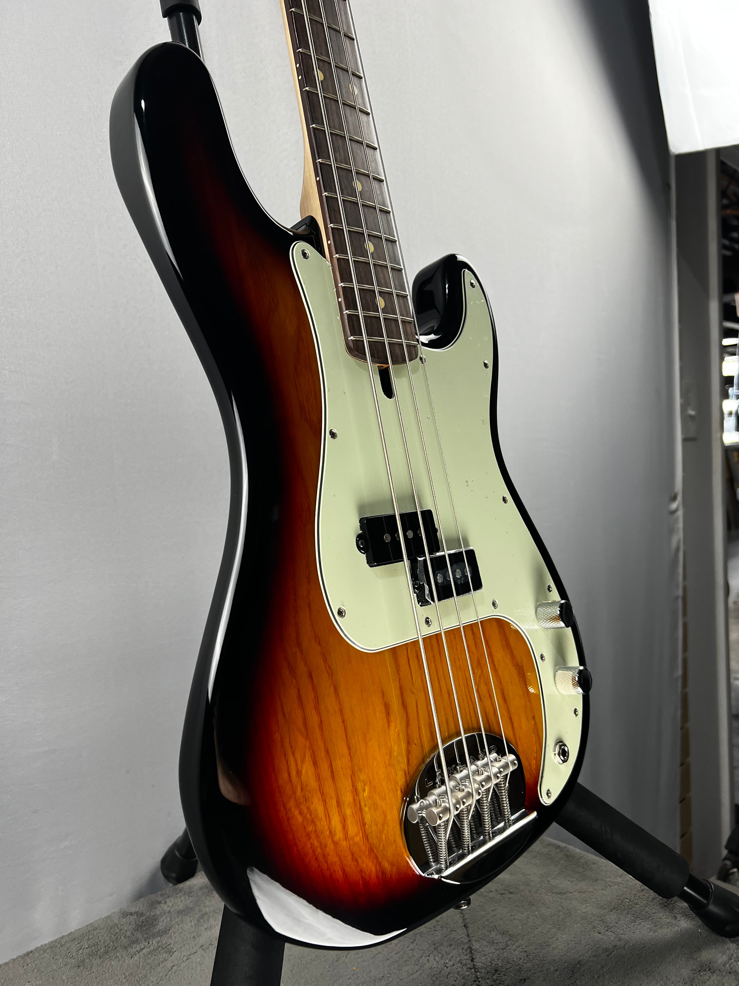 Skyline P style Vintage Bass - 3-Tone Sunburst #229 GET PLEK'D!