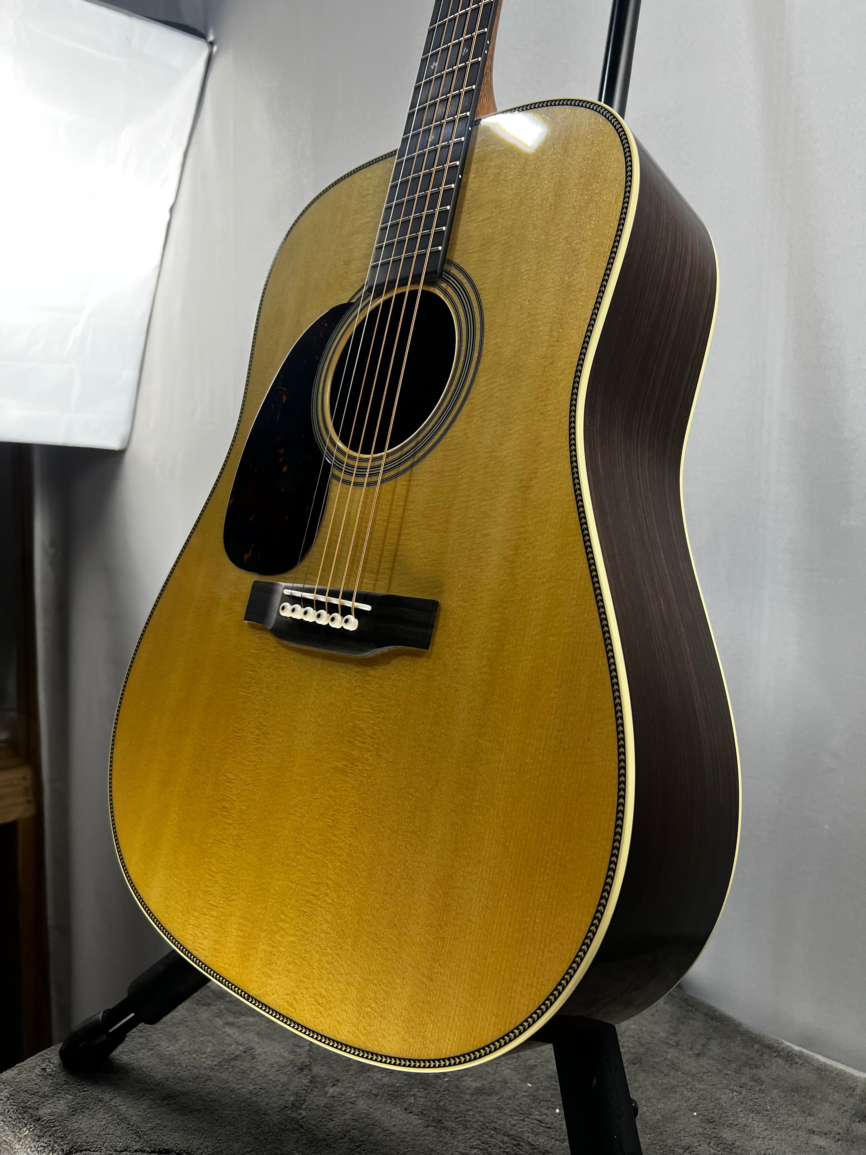 HD-28L Standard Series Acoustic Guitar - Natural with Aging Toner (2025) #013 GET PLEK'D!