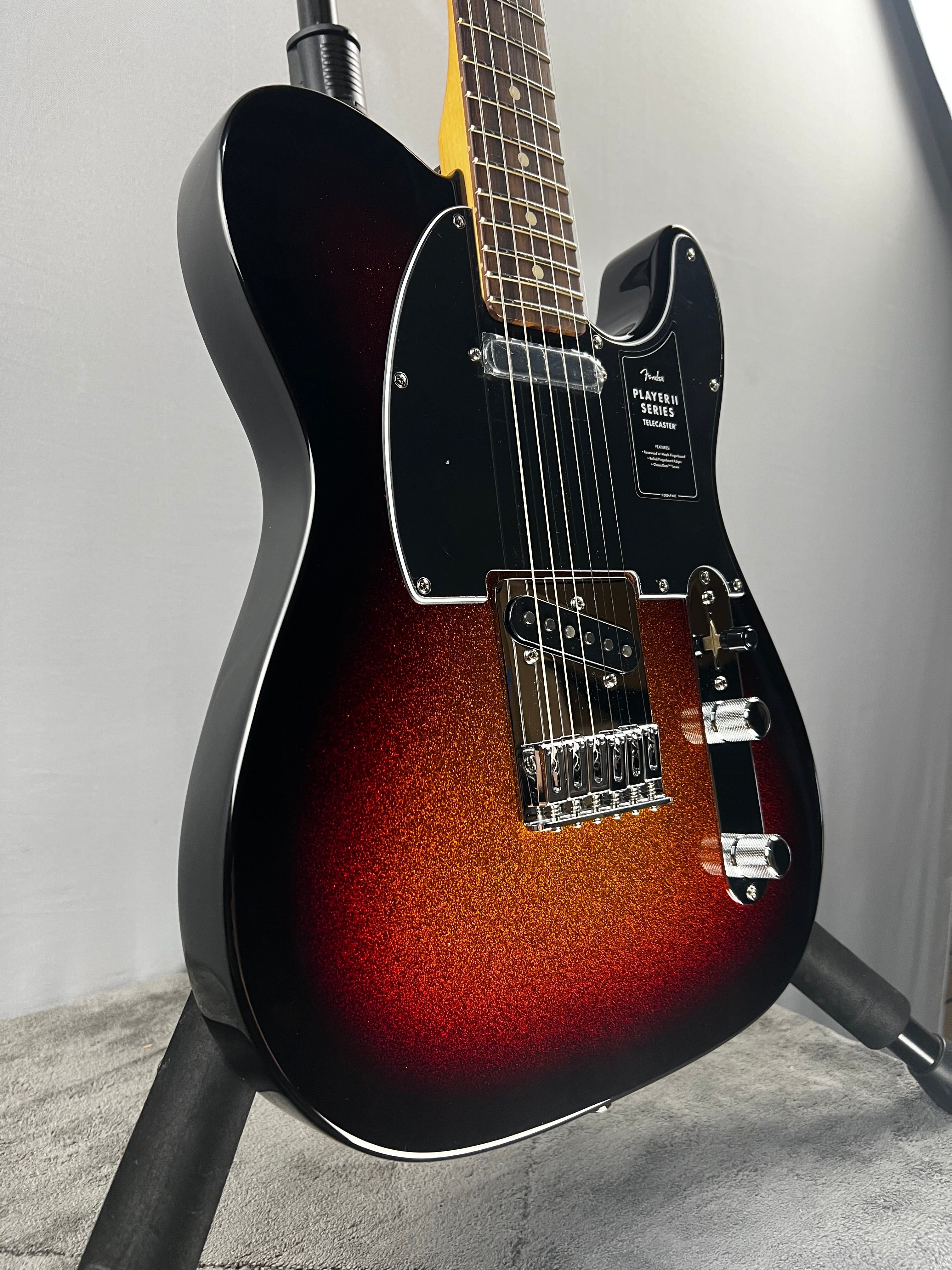 Player II Telecaster Electric Guitar - Limited-edition Sparkle 3-color Sunburst #846