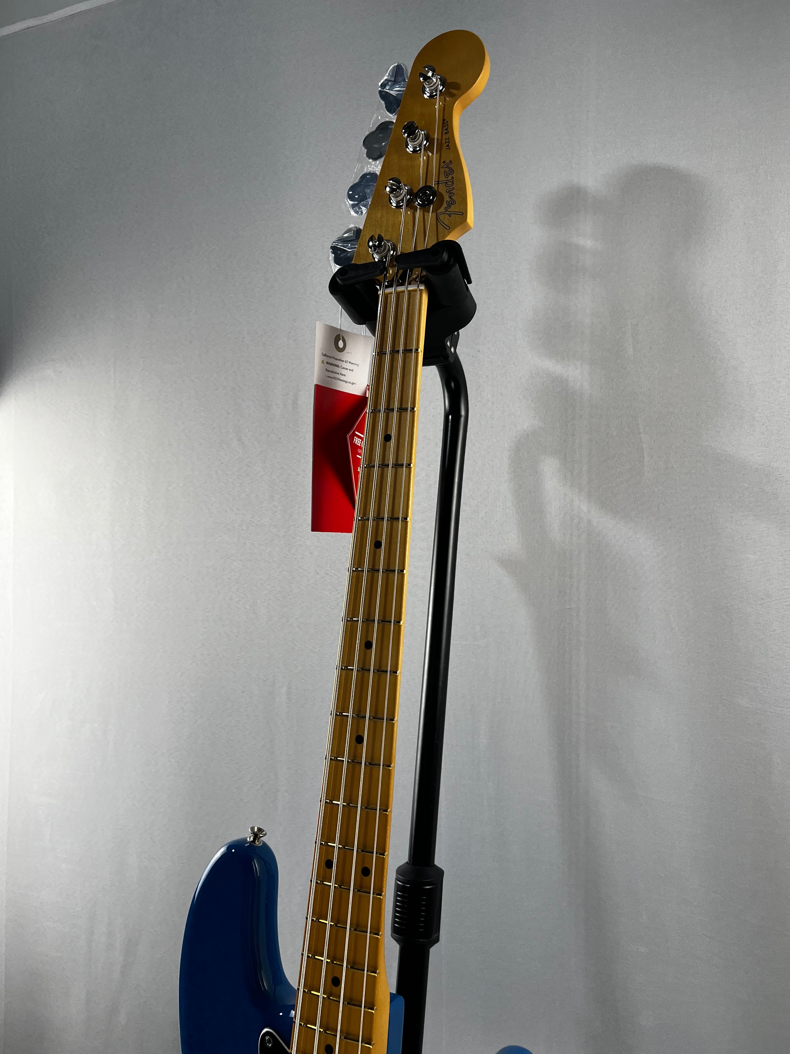 Player II Modified Active Jazz Bass - Electric Blue, Maple Fingerboard w/Gig Bag #524