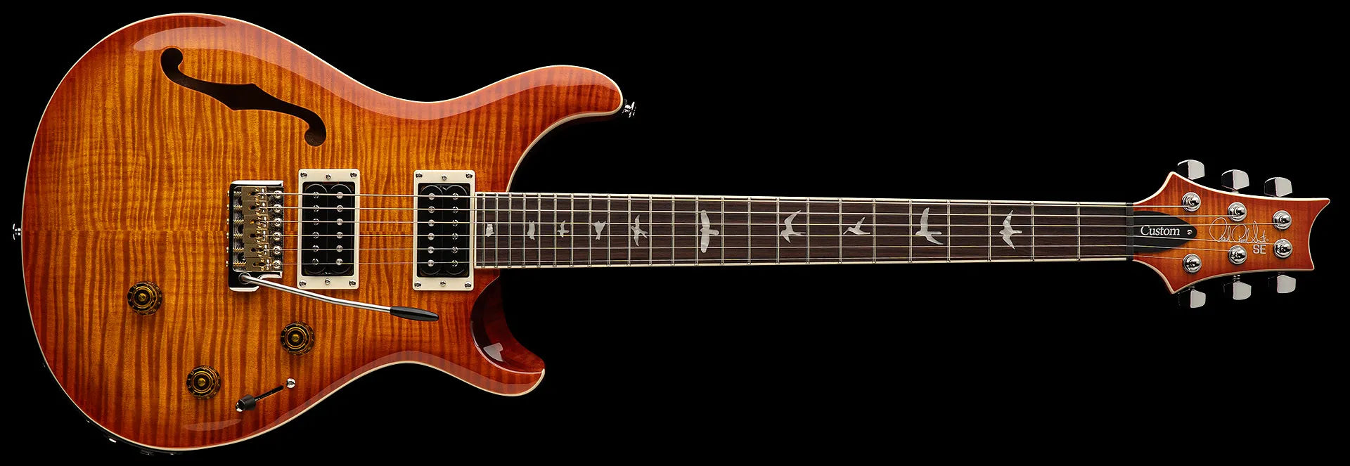 PRS SE Custom 24 Semi-Hollow Peizo Vintage Sunburst - PRE-ORDER