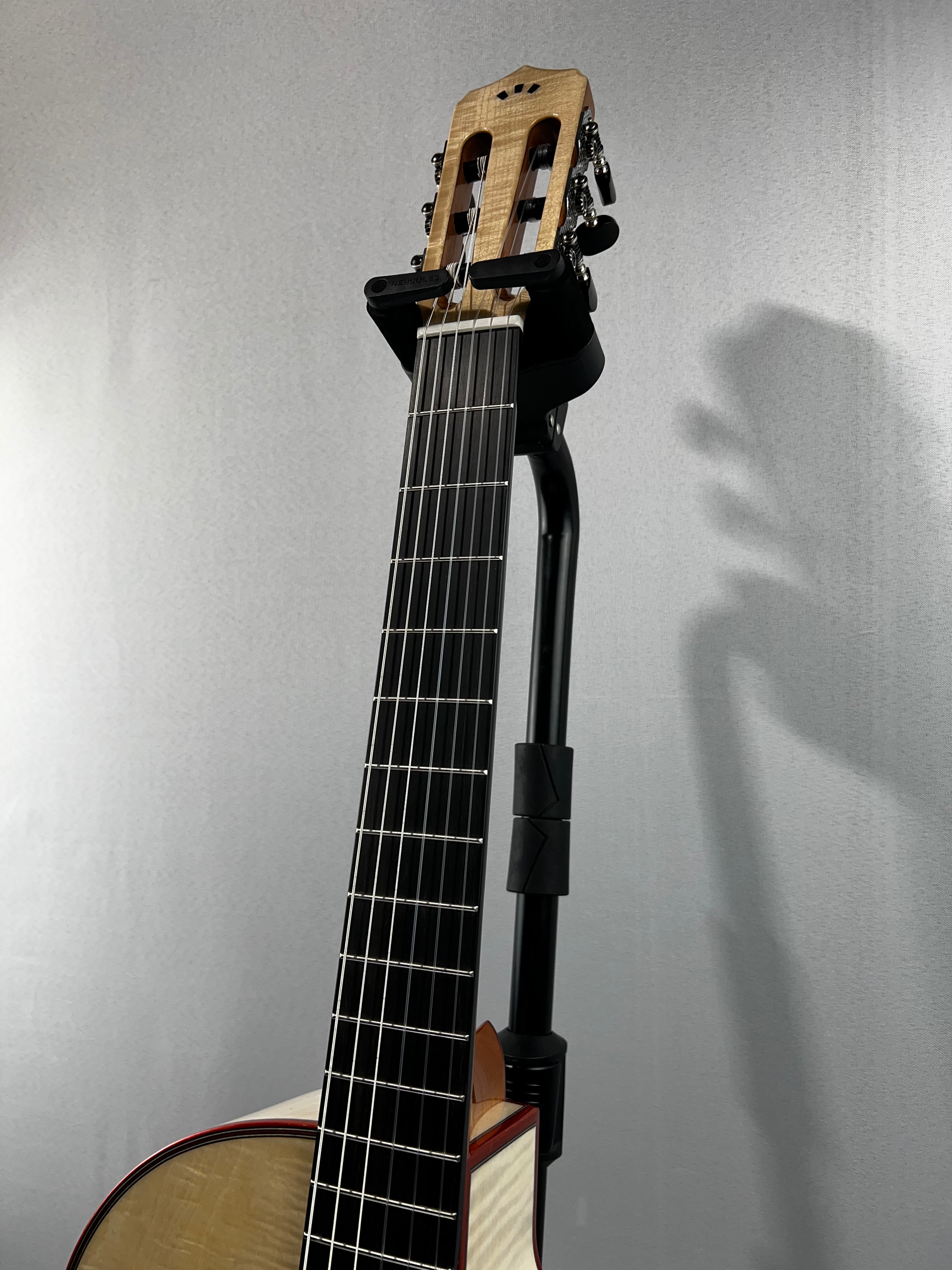 Fusion 12 Exotic Top Nylon-string Acoustic-electric Guitar - White Sands #098 GET PLEK'D!