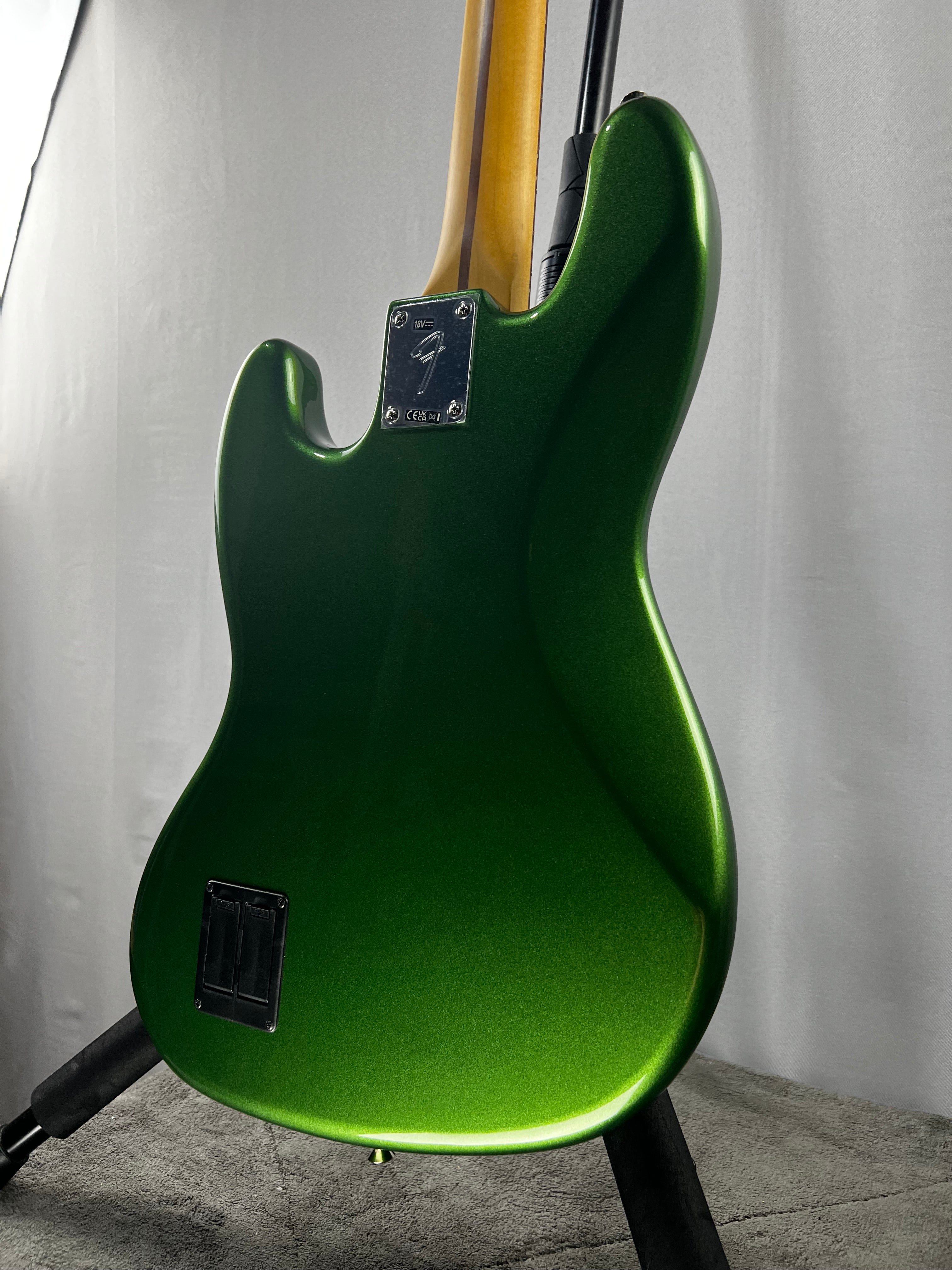 Player II Modified Active Jazz Bass - Harvest Green Metallic, Rosewood Fingerboard #730
