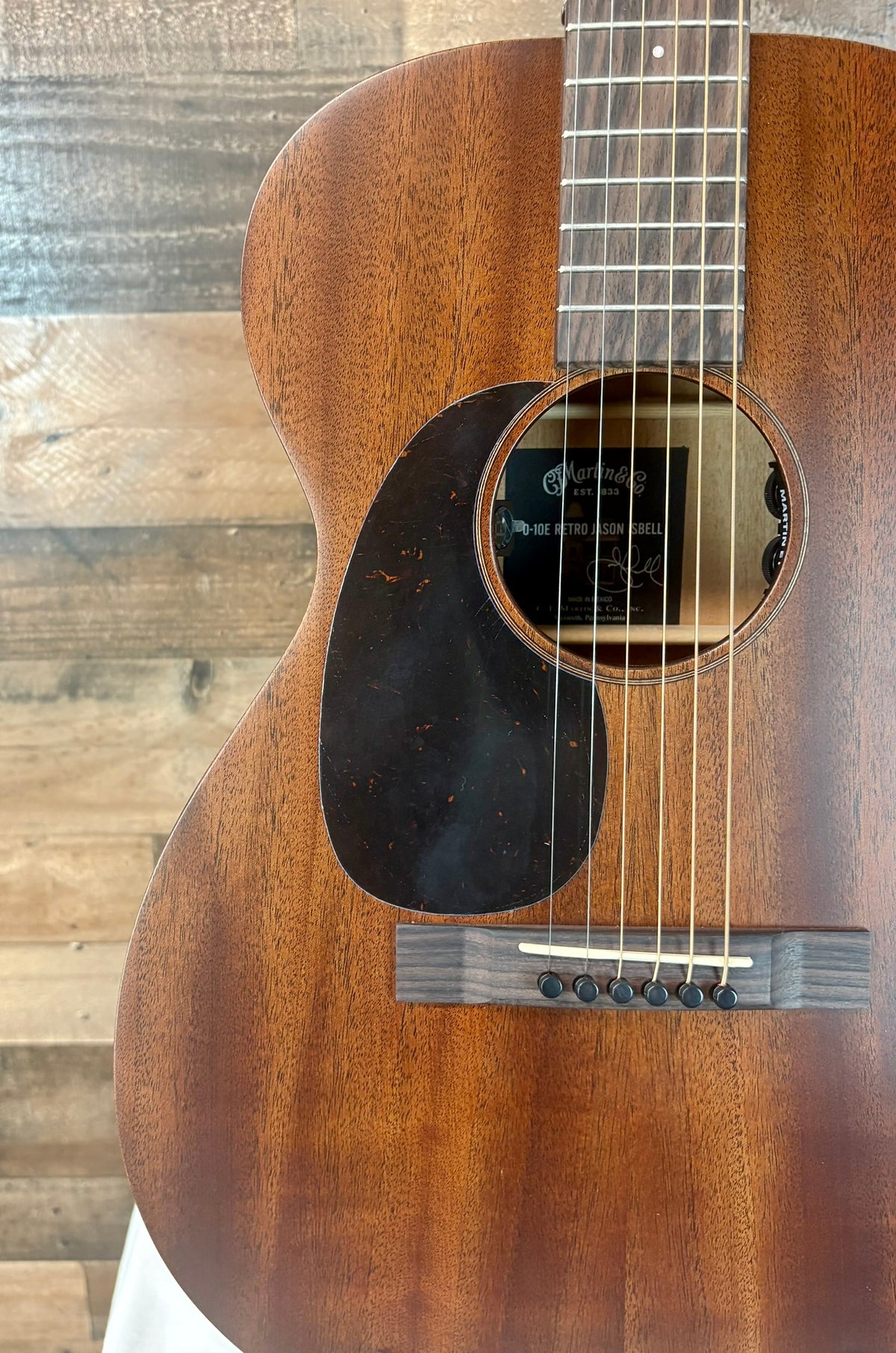 Martin 0-10E Retro Jason Isbell Left Handed Dark Mahogany
