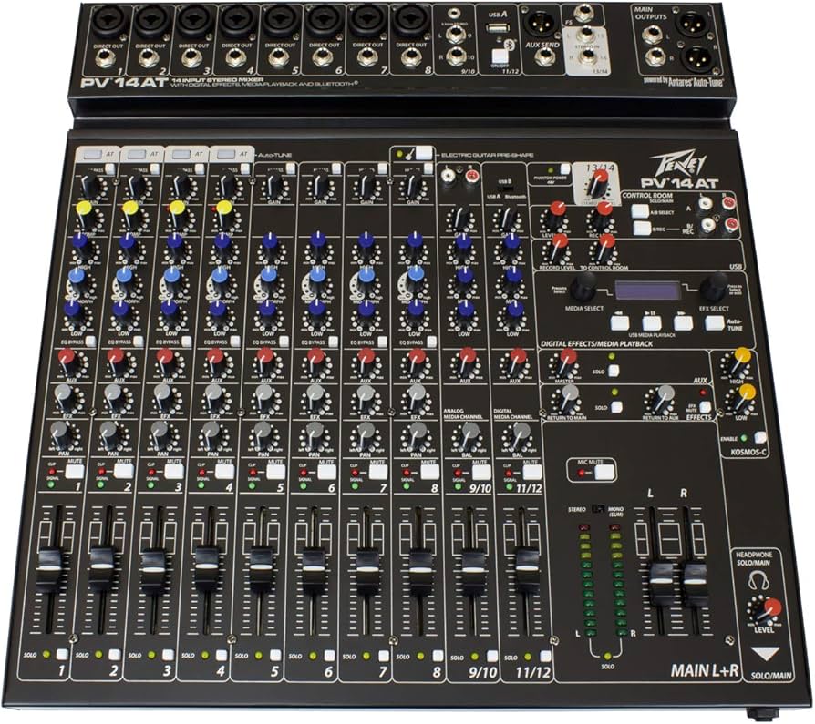 Peavey PV14BT 14 Input Stereo Mixer