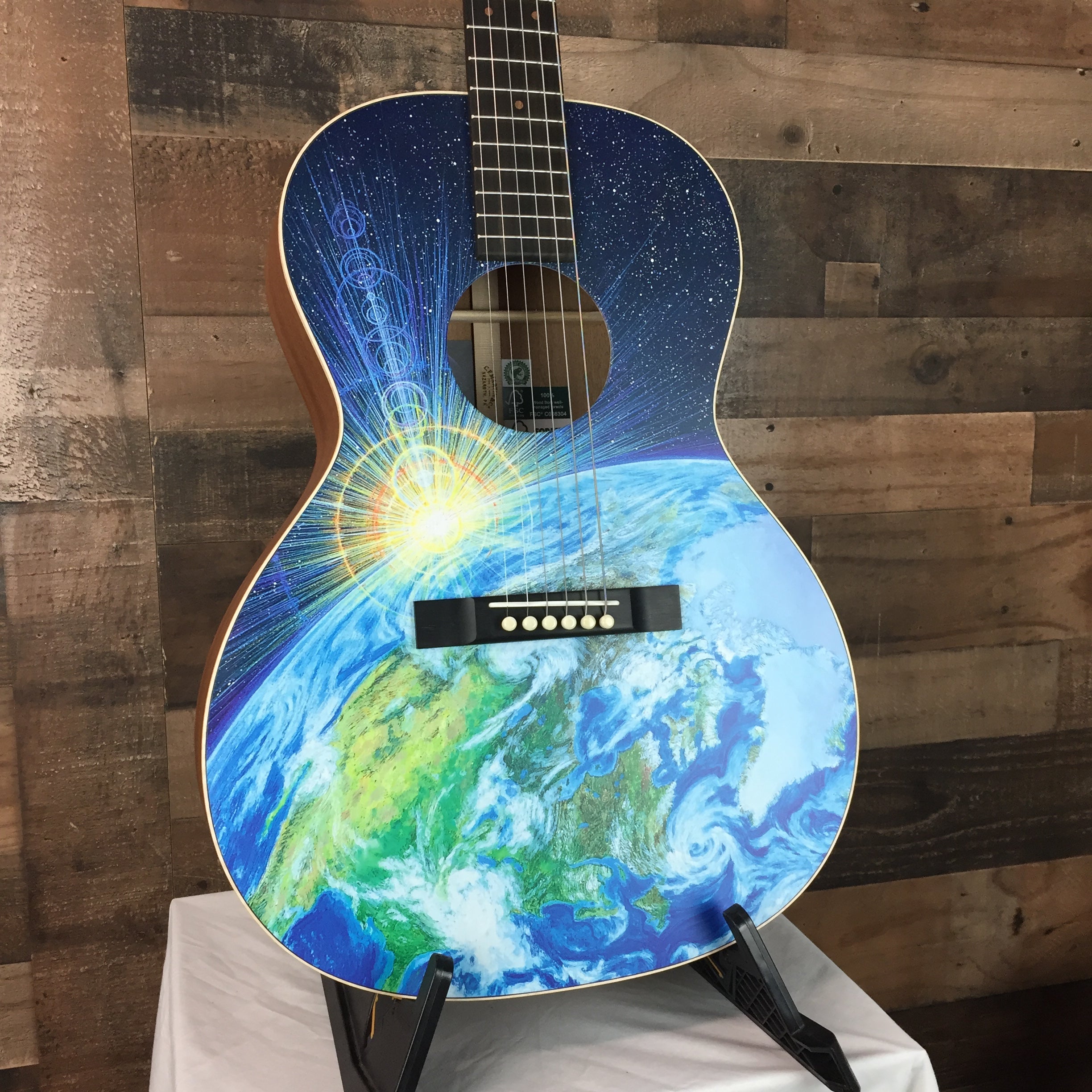 Martin 00L Earth Acoustic Guitar Left-handed with Soft Case, 304