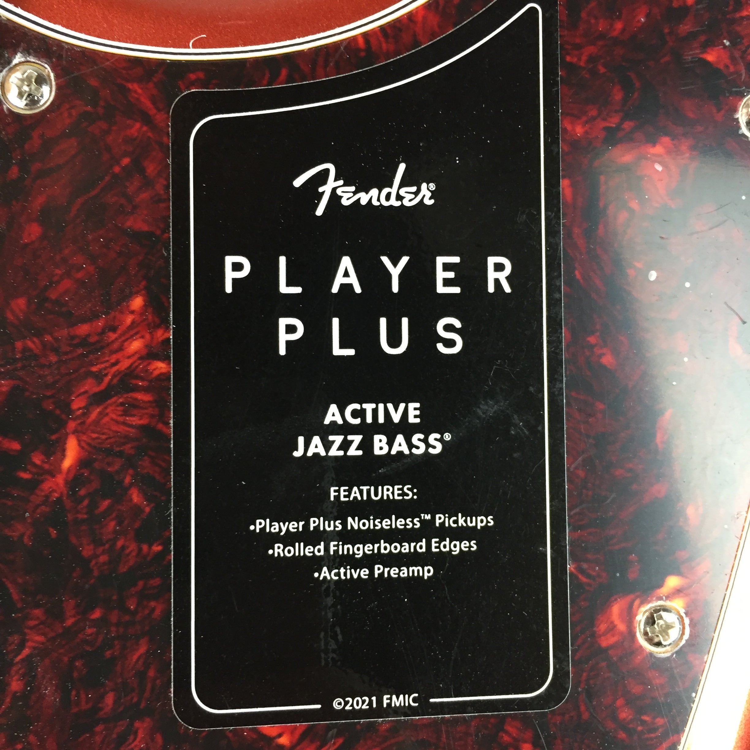 Fender Player Plus Active Jazz Bass Aged Candy Apple Red, Gig Bag, Free Ship 132