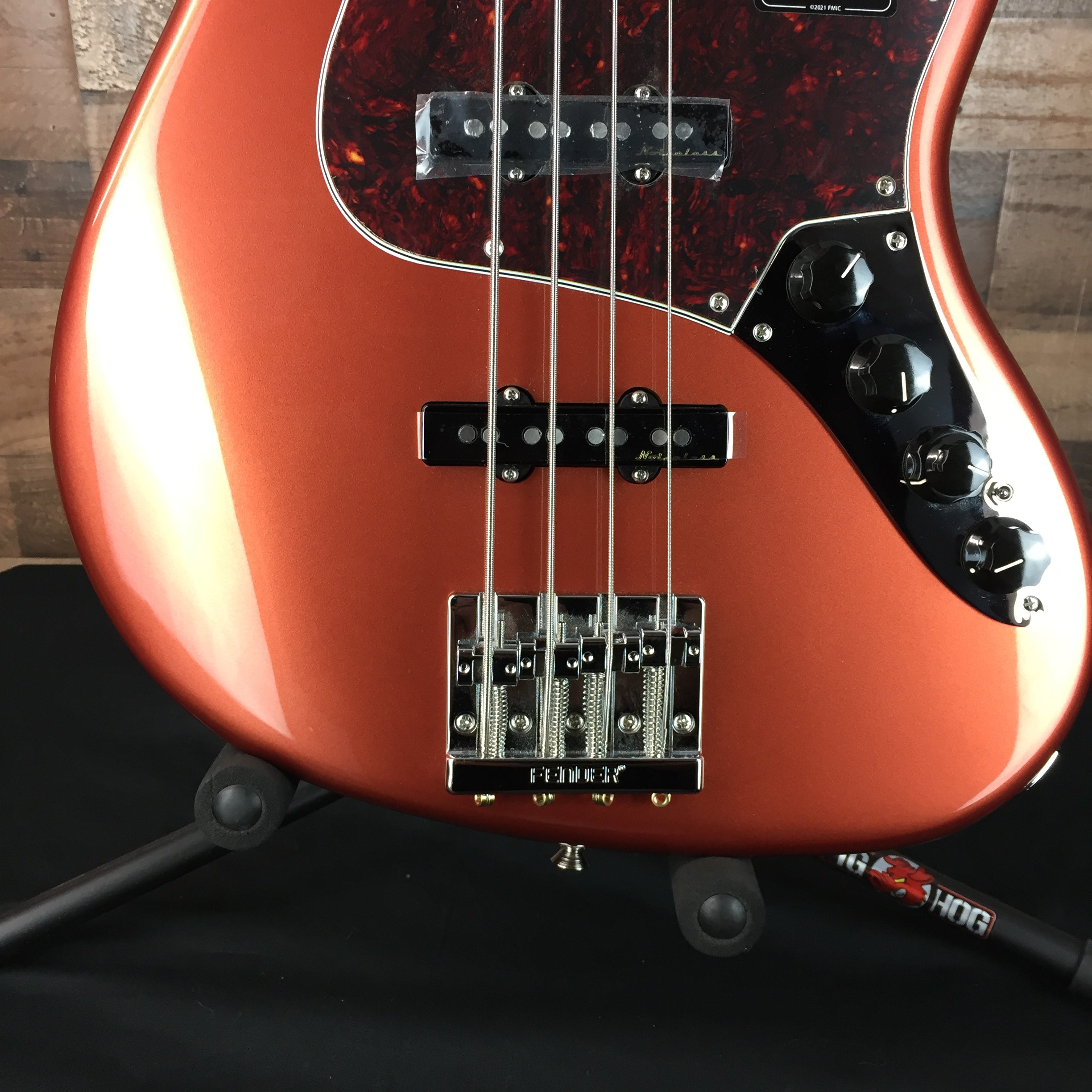 Fender Player Plus Active Jazz Bass Aged Candy Apple Red, Gig Bag, Free Ship 132