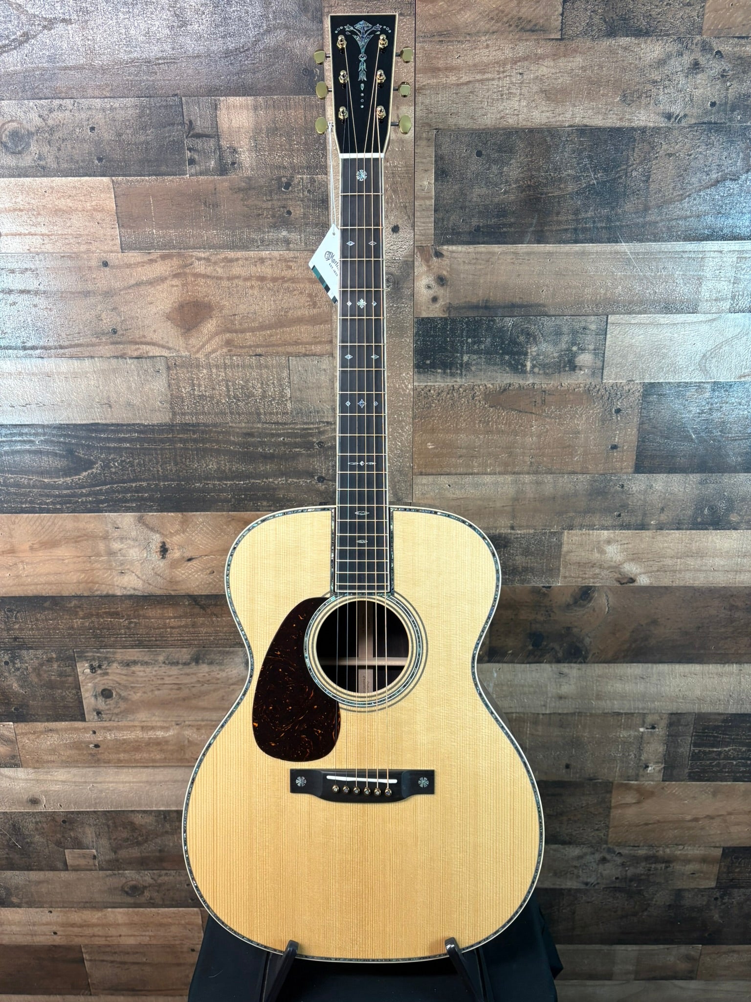 Martin 000-42 Modern Deluxe Left-handed Acoustic Guitar - Natural, Hard Case, 289