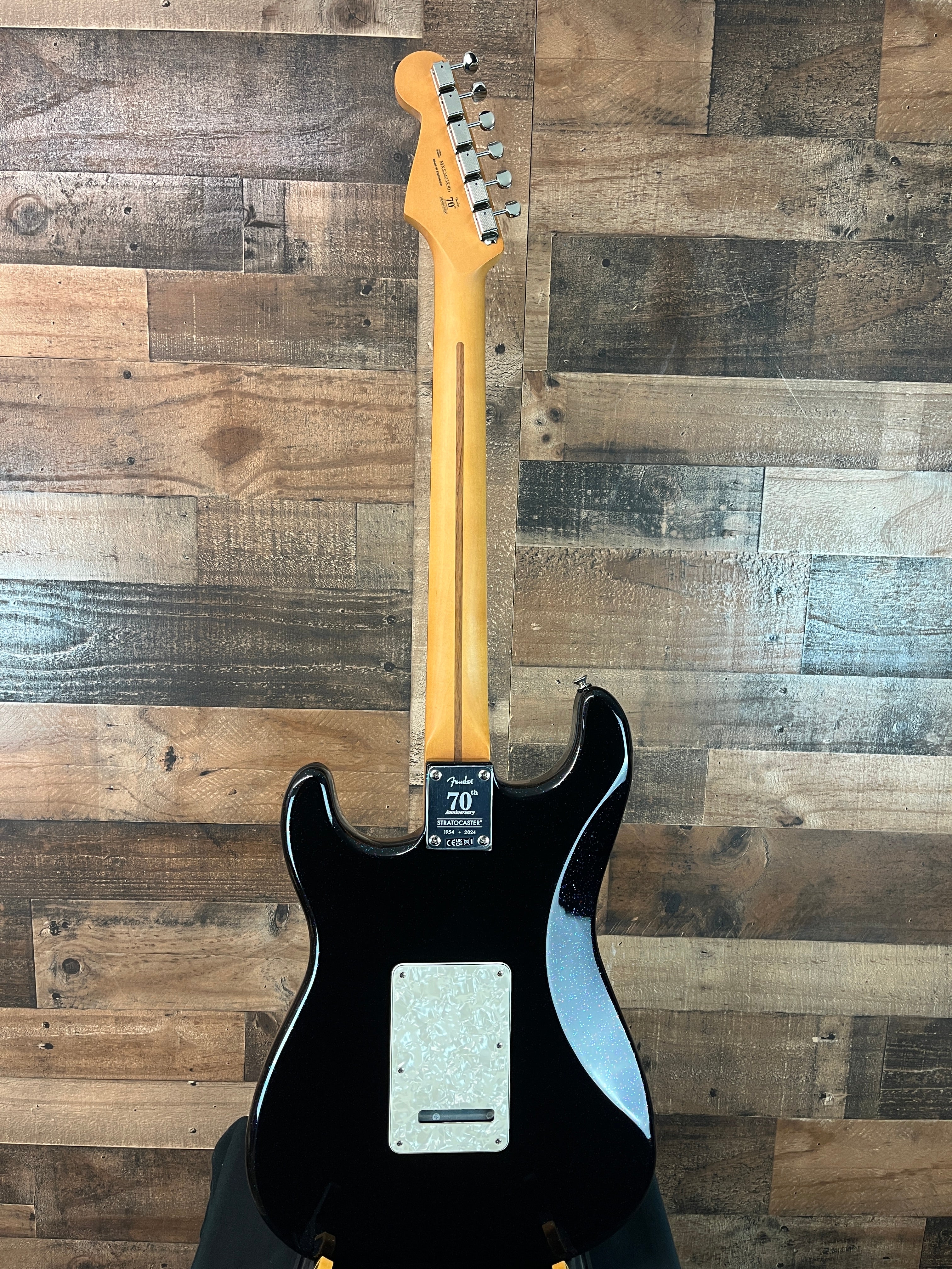 Fender 70th Anniversary Player Stratocaster, Nebula Noir, Gig Bag, 301