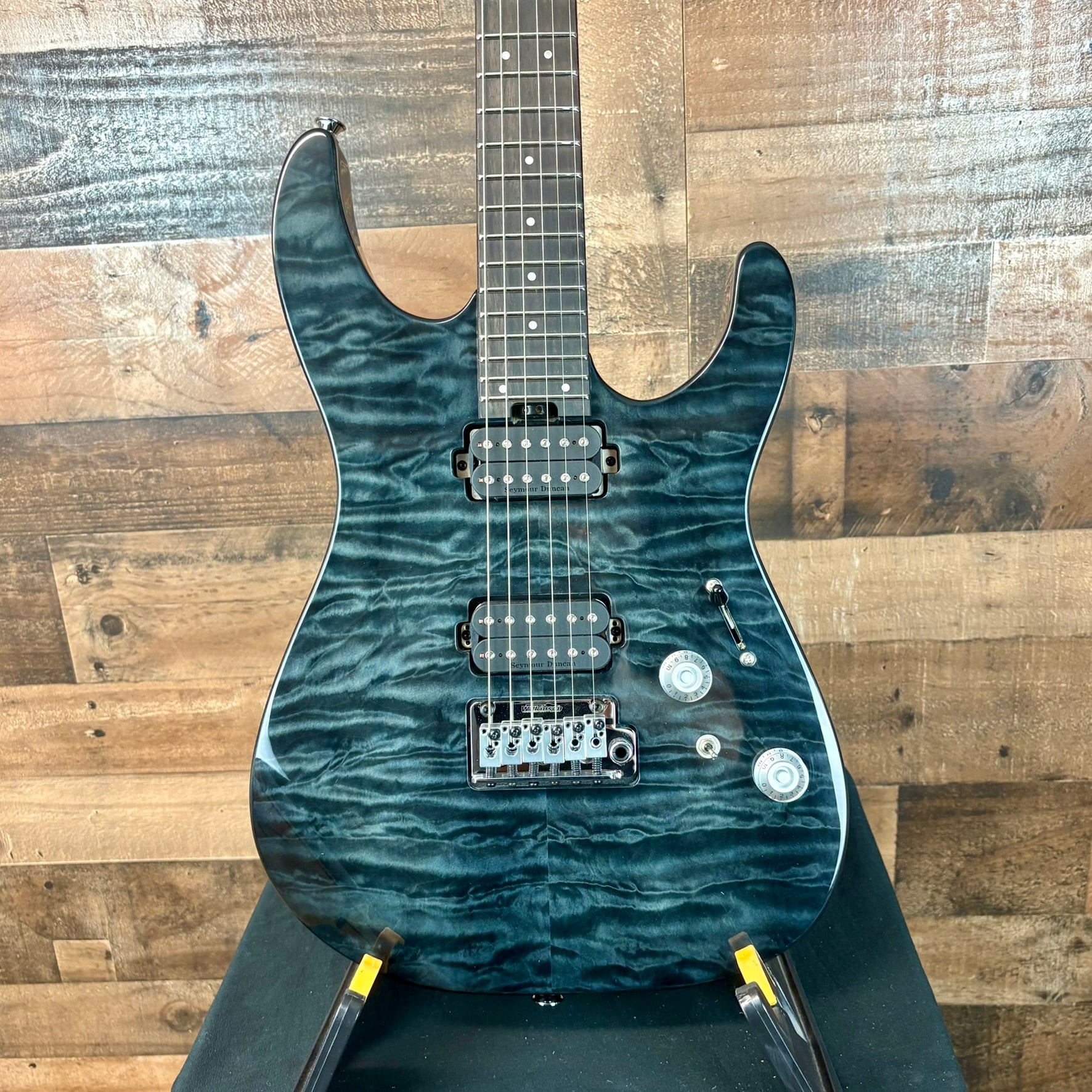 Charvel Pro-Mod Plus Dinky DK24 QM - Midnight Ocean, Gig Bag, 512