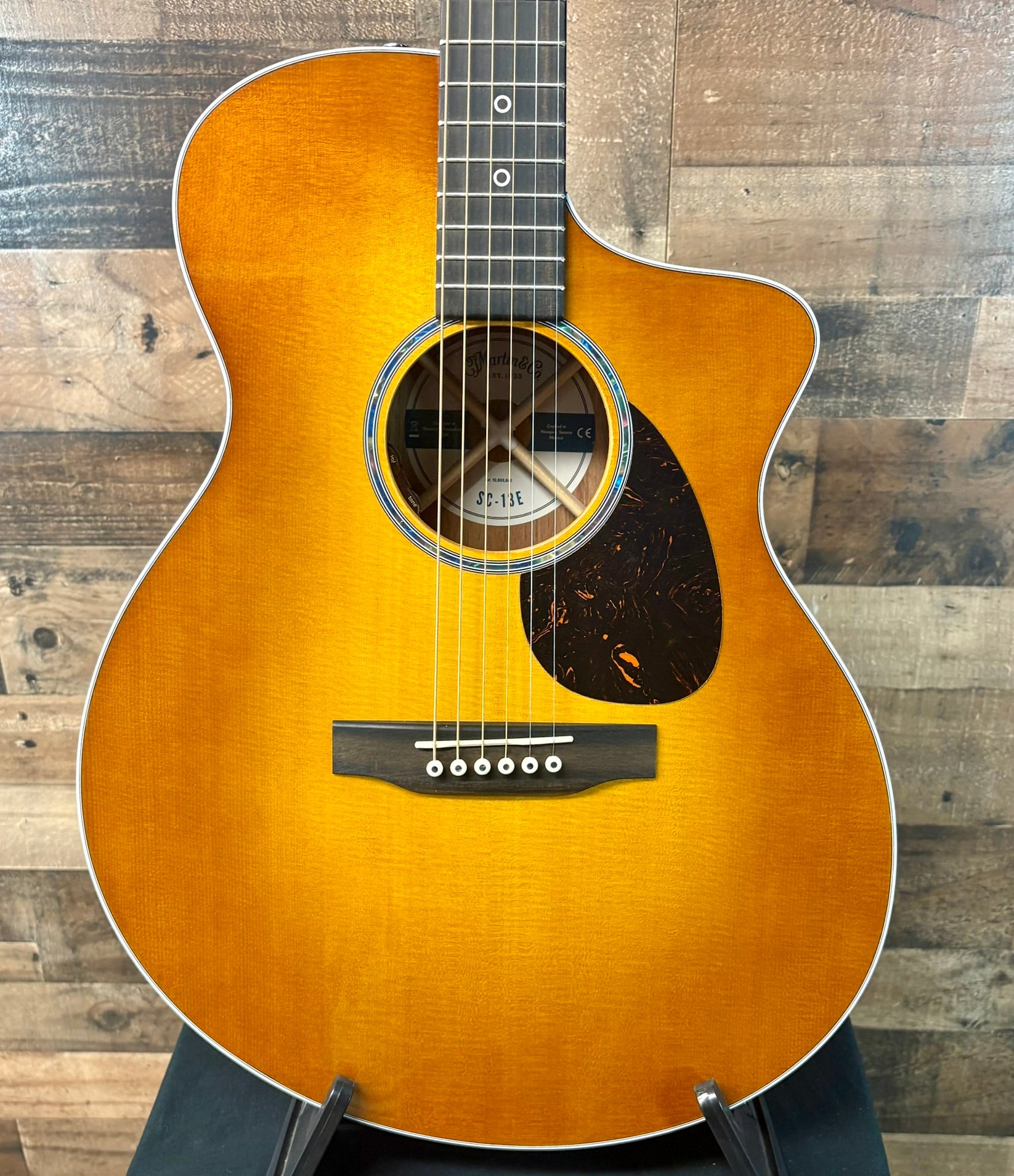 Martin Road Series SC-13E Modern Acoustic-electric Guitar - Modern Burst, GigBag, Free Ship, 957