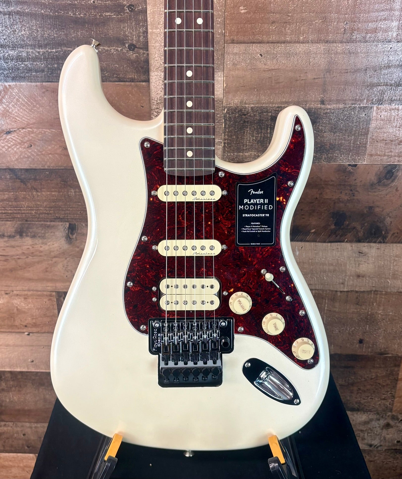 Fender Player II Modified Stratocaster Olympic Pearl, Floyd Rose