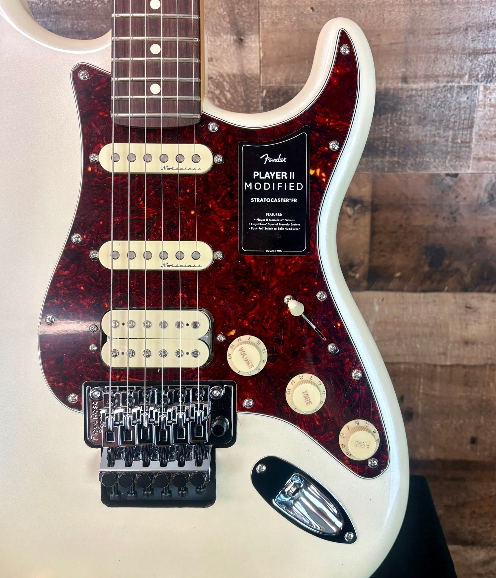 Fender Player II Modified Stratocaster Olympic Pearl, Floyd Rose