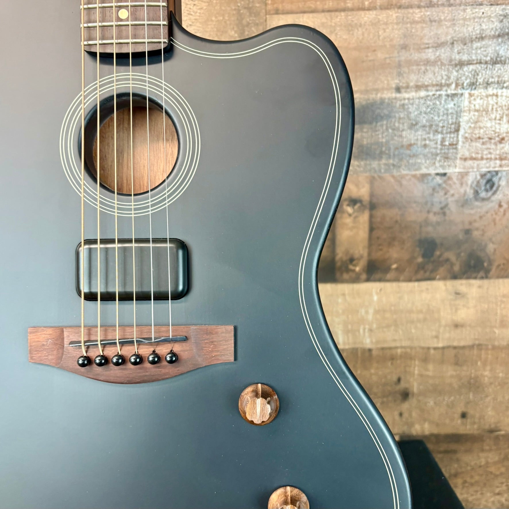 Fender Acoustasonic Standard Jazzmaster Black