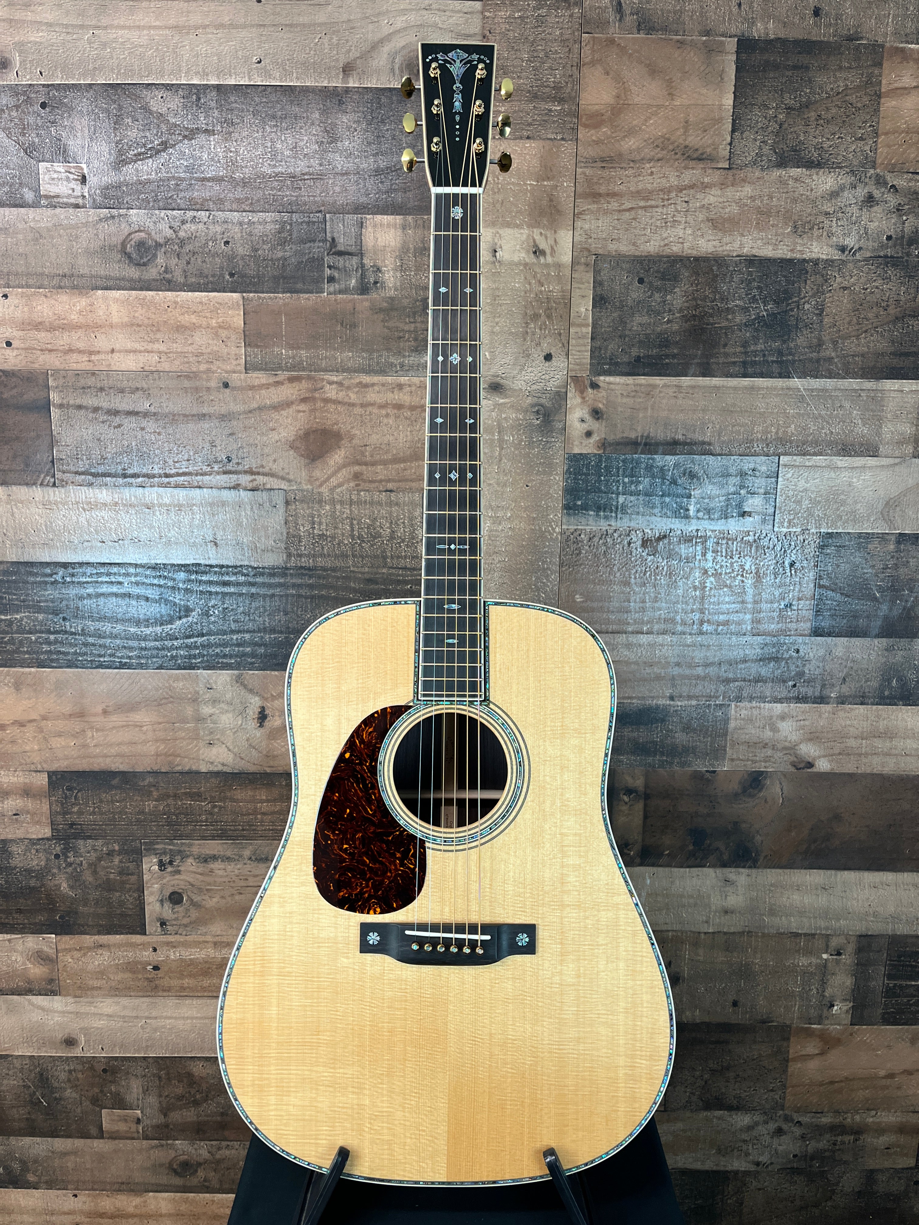 Martin D-42 Modern Deluxe D42, Natural, Left Handed, Free Ship, Hardcase, 802