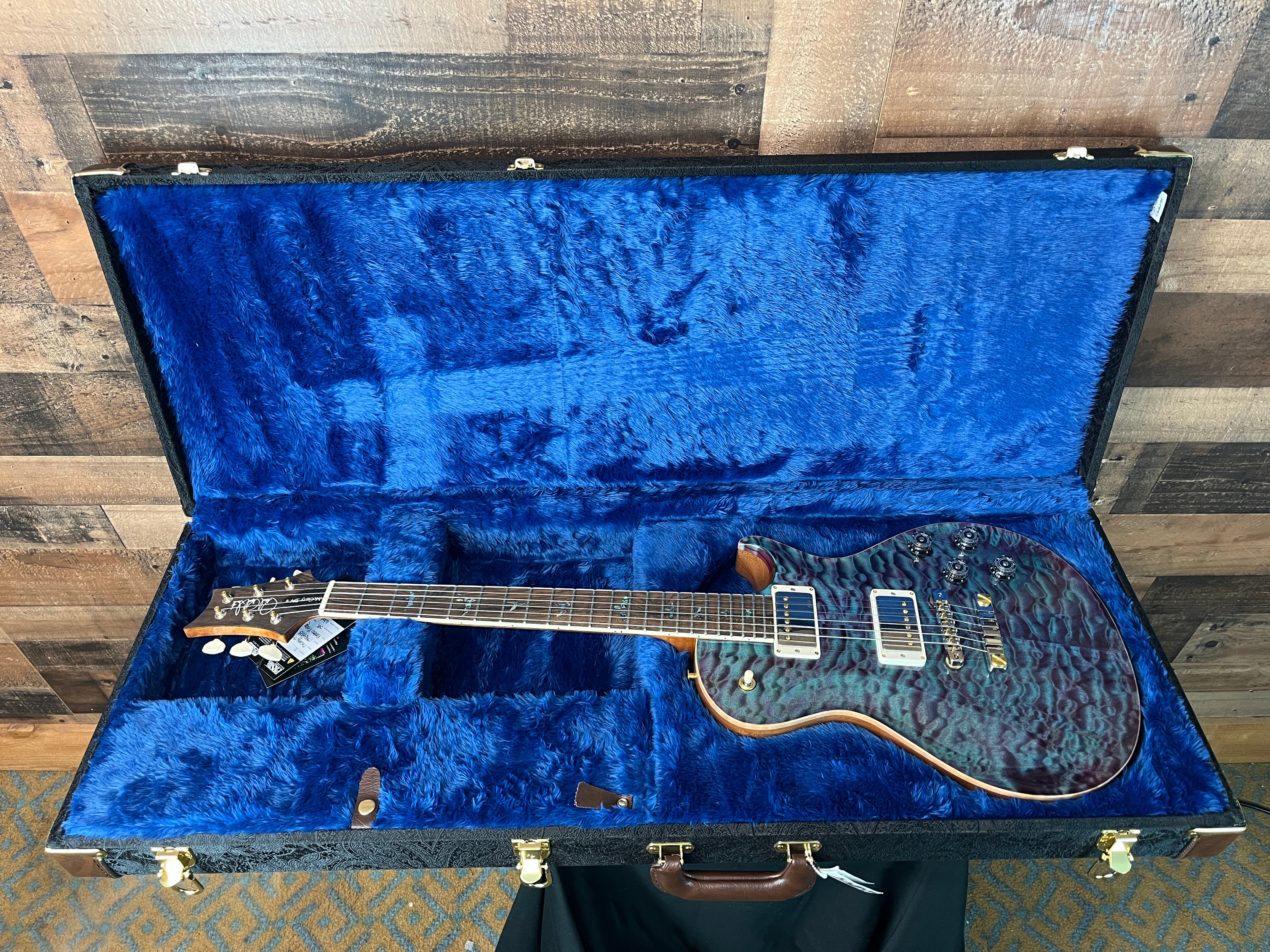 PRS Wood Library McCarty Singlecut 594, Quilt Top, Violet, Ziricote Fingerboard, Paisley Case, Signature Dealer, 453