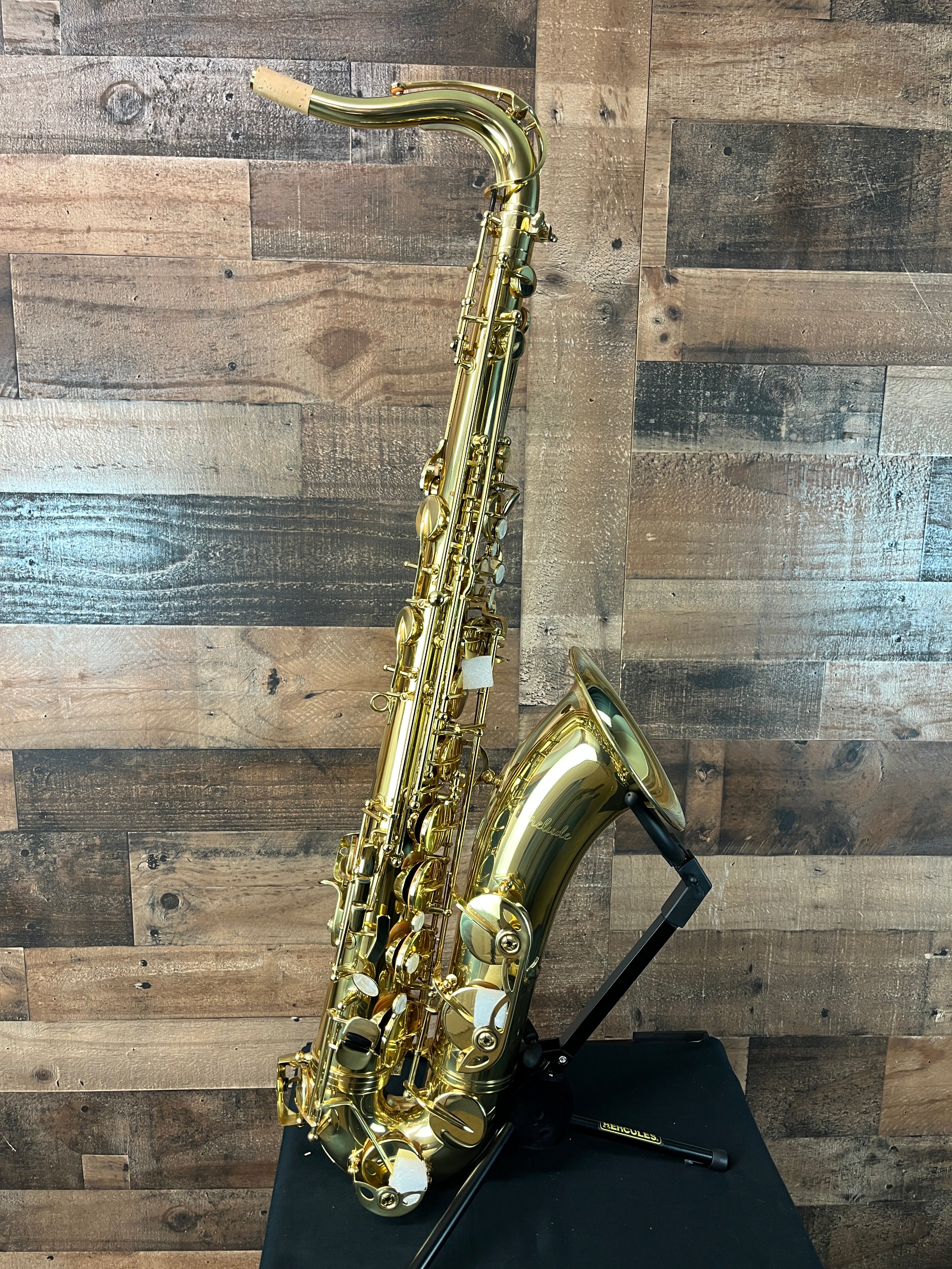 Prelude by Selmer TS711 Student Tenor Saxophone, Lacquer Finish, Hybrid Case