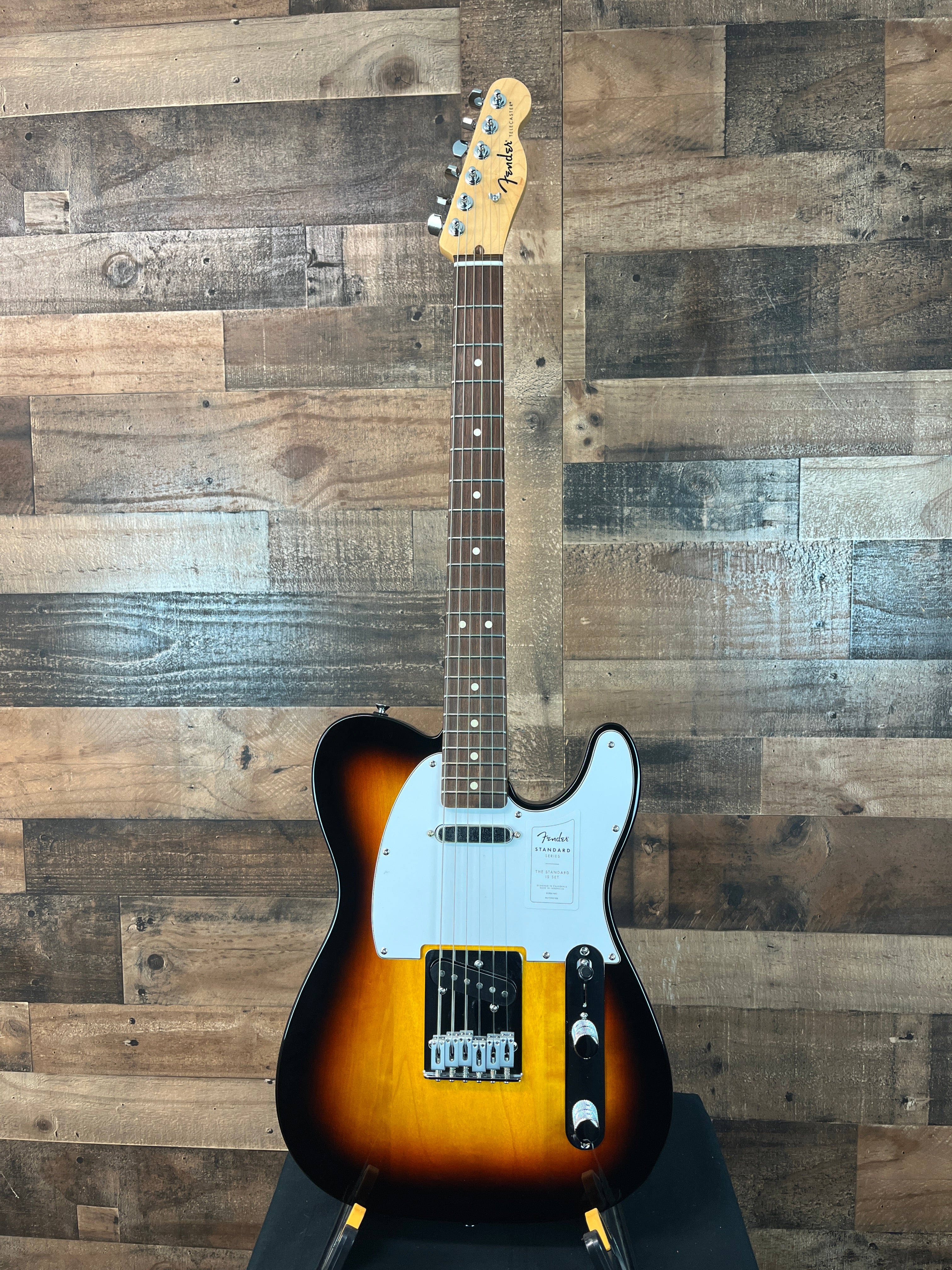 Fender Standard Telecaster Electric Guitar, 3-color Sunburst Finish, 262