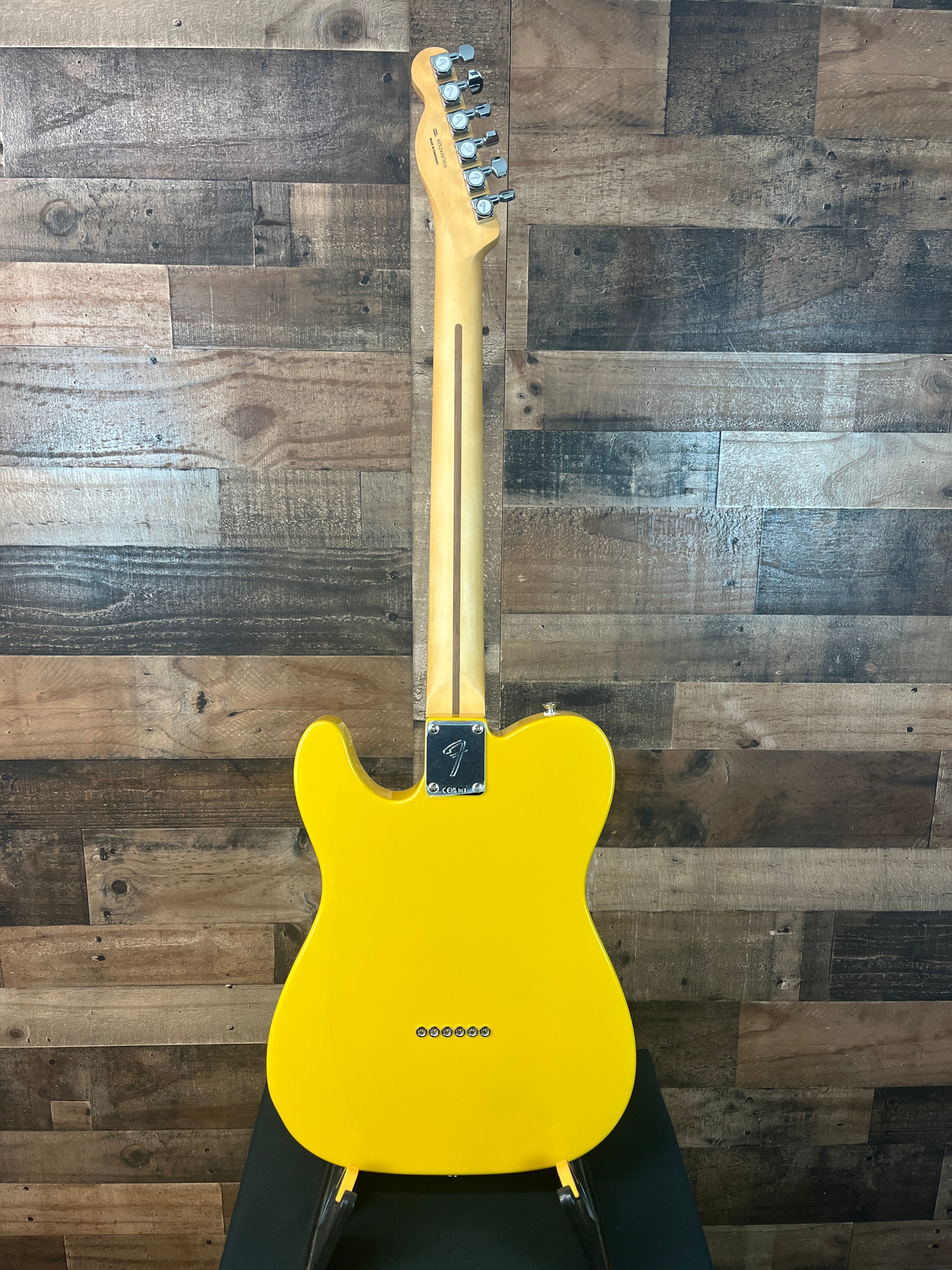 Player II Modified Telecaster Electric Guitar, Sunshine Yellow, Gig Bag, 016