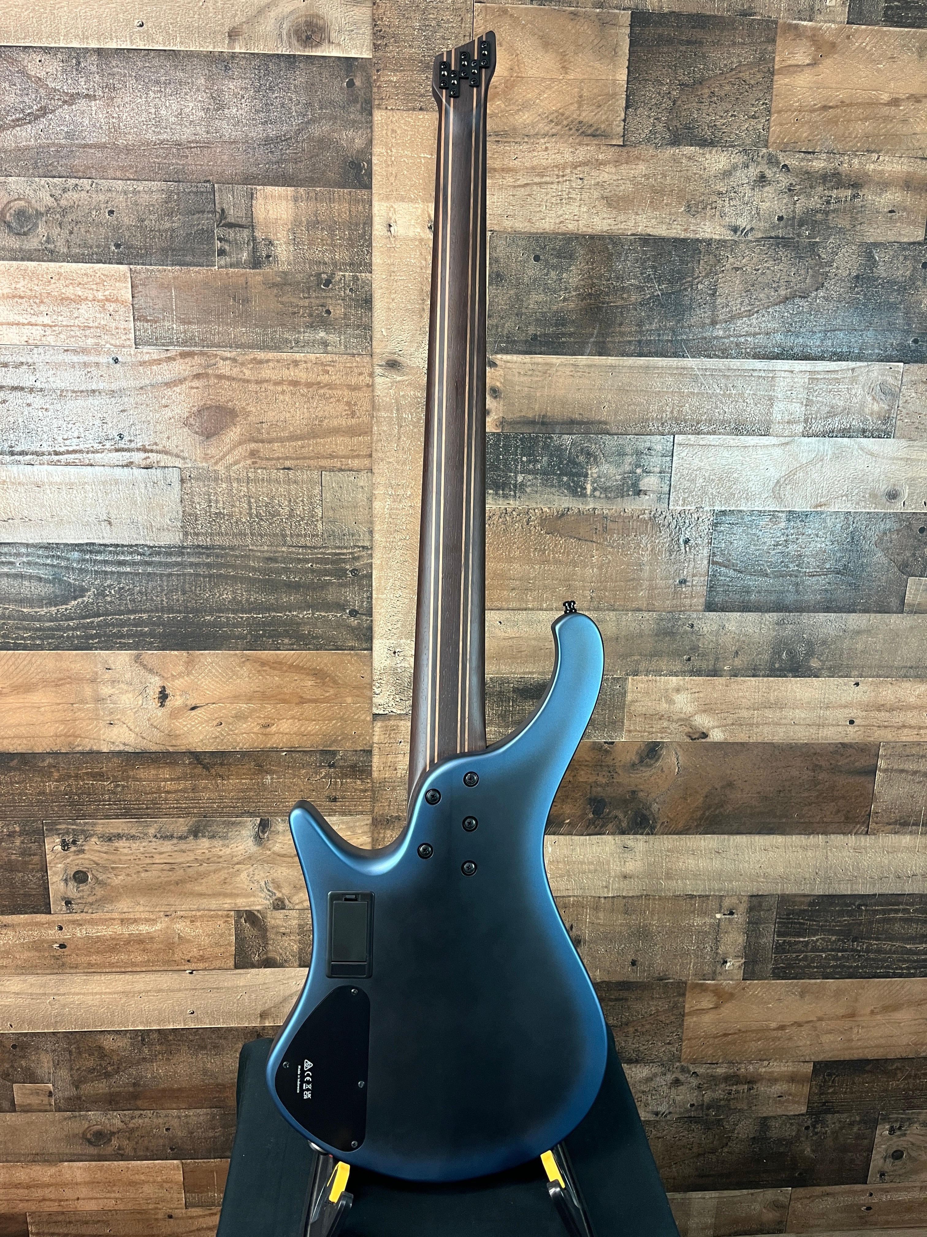 Ibanez Bass Workshop EHB5MSBSP 5-string Multi-scale Bass Guitar - Midnight Arctic Ocean Matte, 948