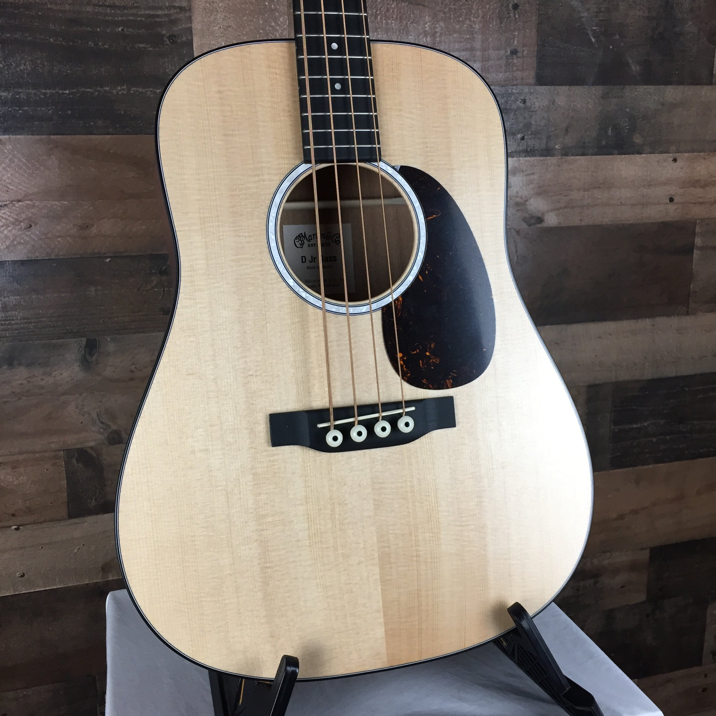 Martin D Jr-10E Acoustic/Electric Bass Guitar, Gig Bag, 427
