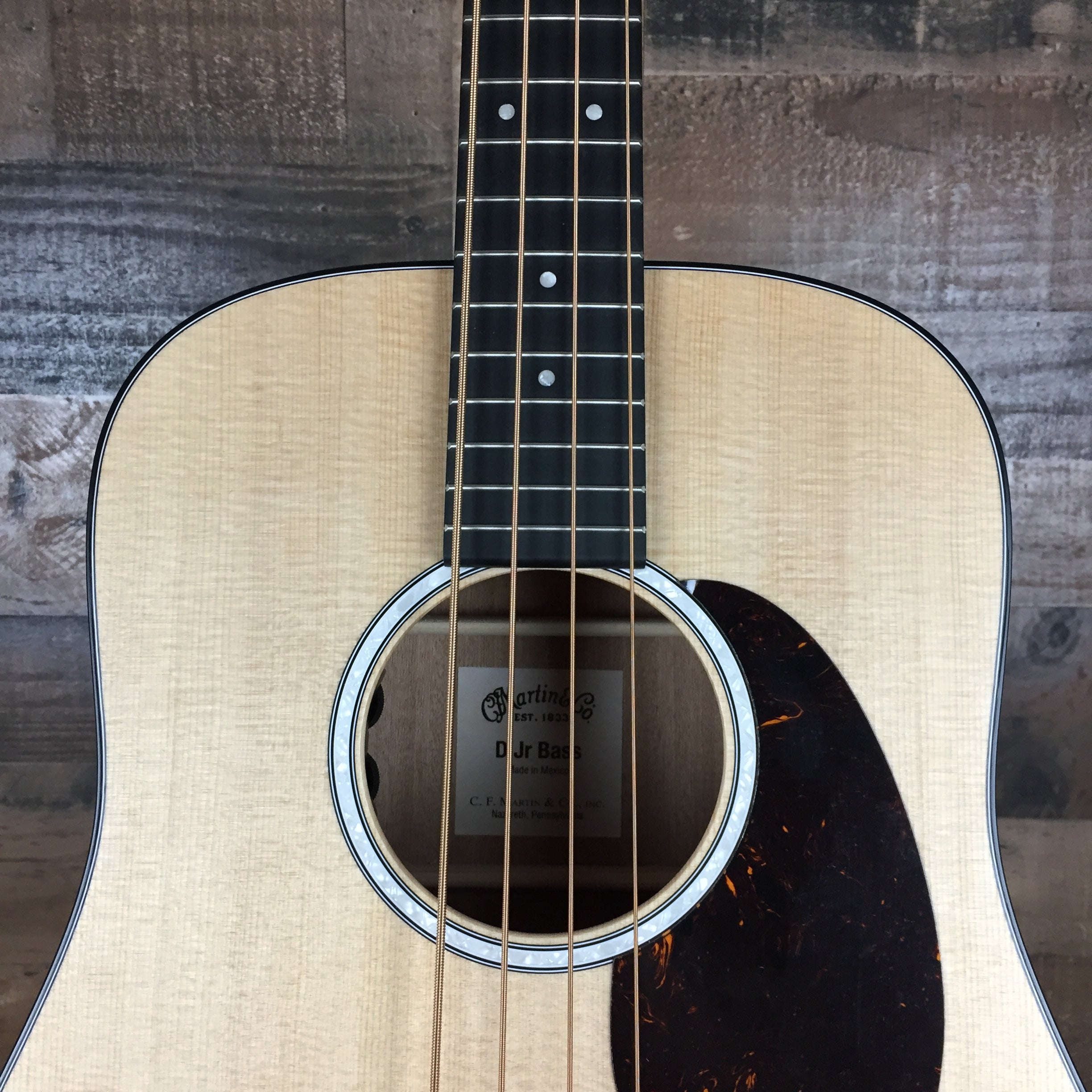Martin D Jr-10E Acoustic/Electric Bass Guitar, Gig Bag, 427
