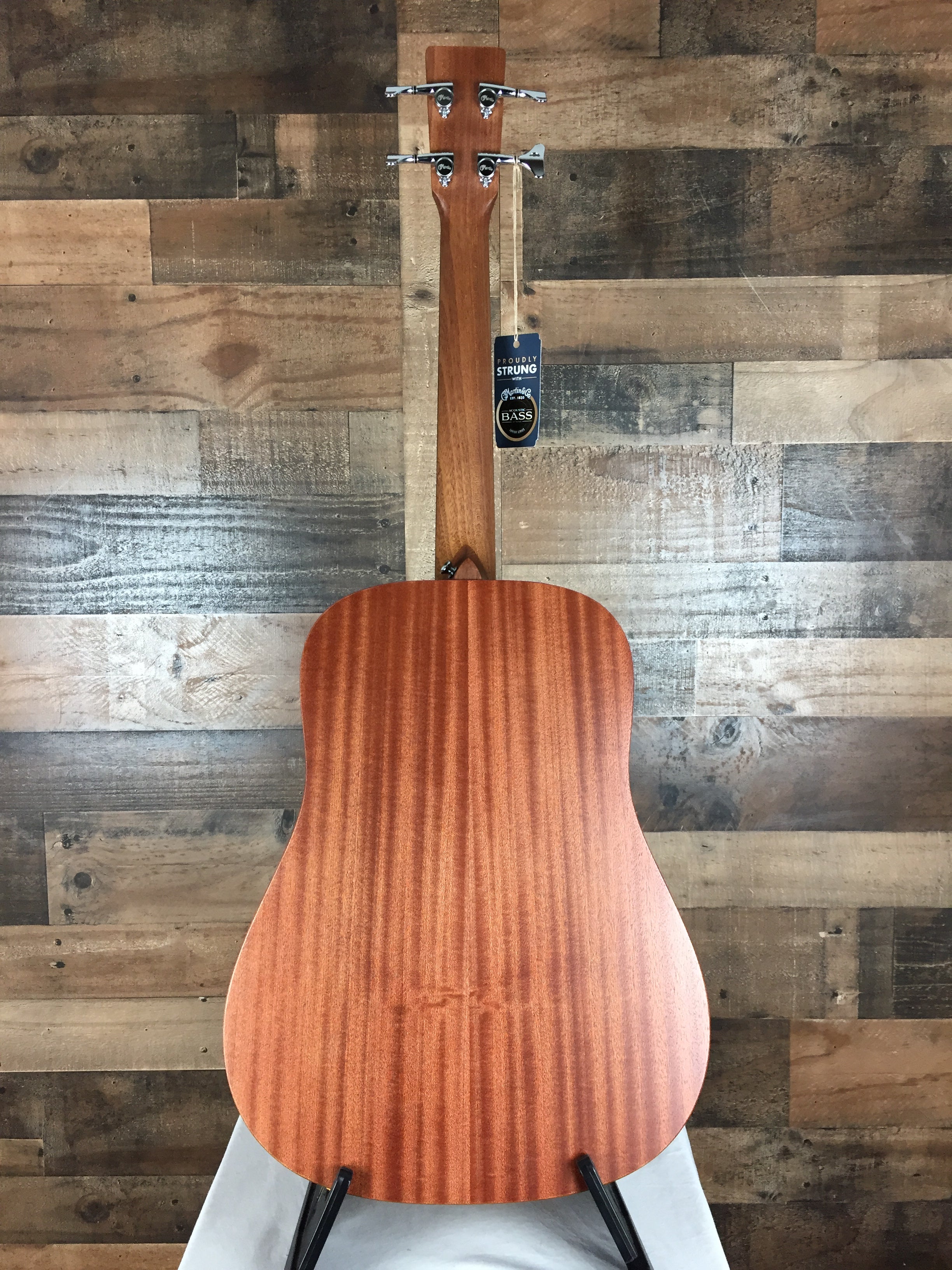 Martin D Jr-10E Acoustic/Electric Bass Guitar, Gig Bag, 427