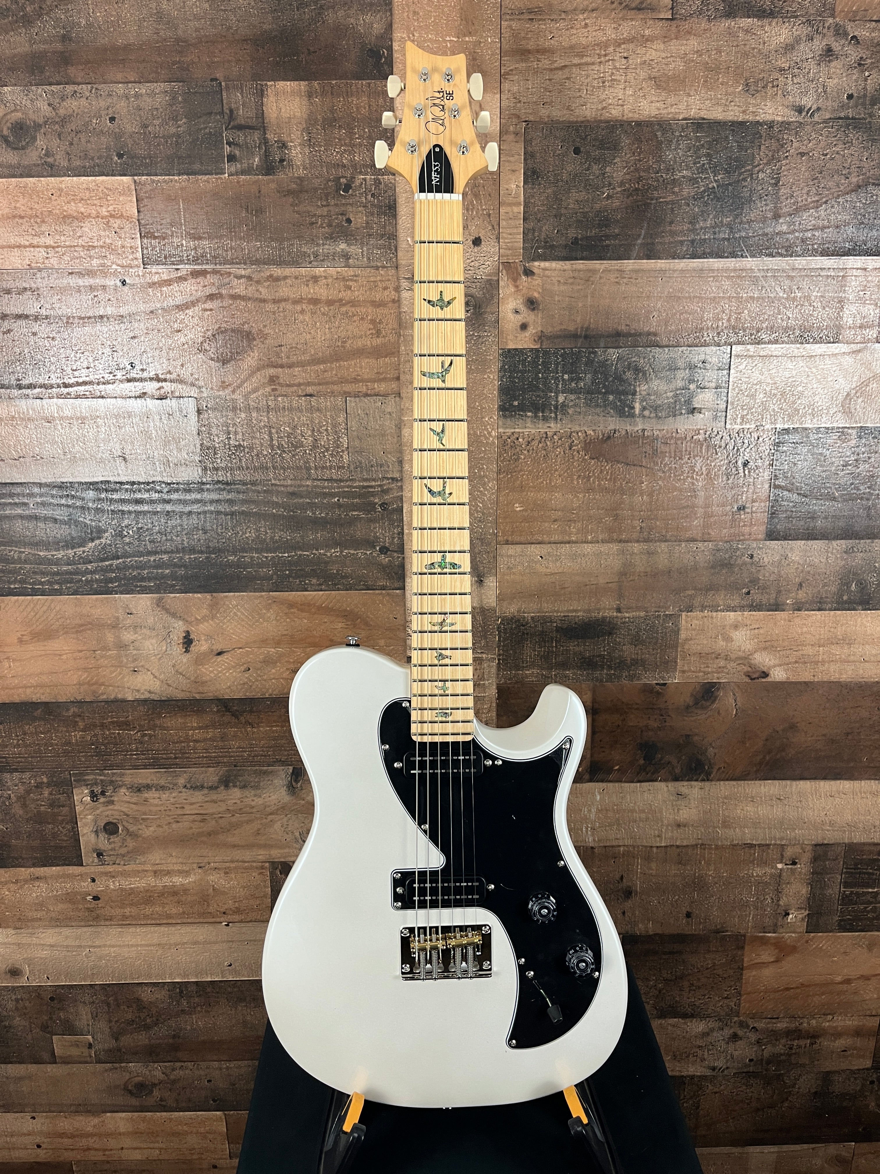 PRS SE NF53 Electric Guitar, Pearl White, Gig Bag, 637